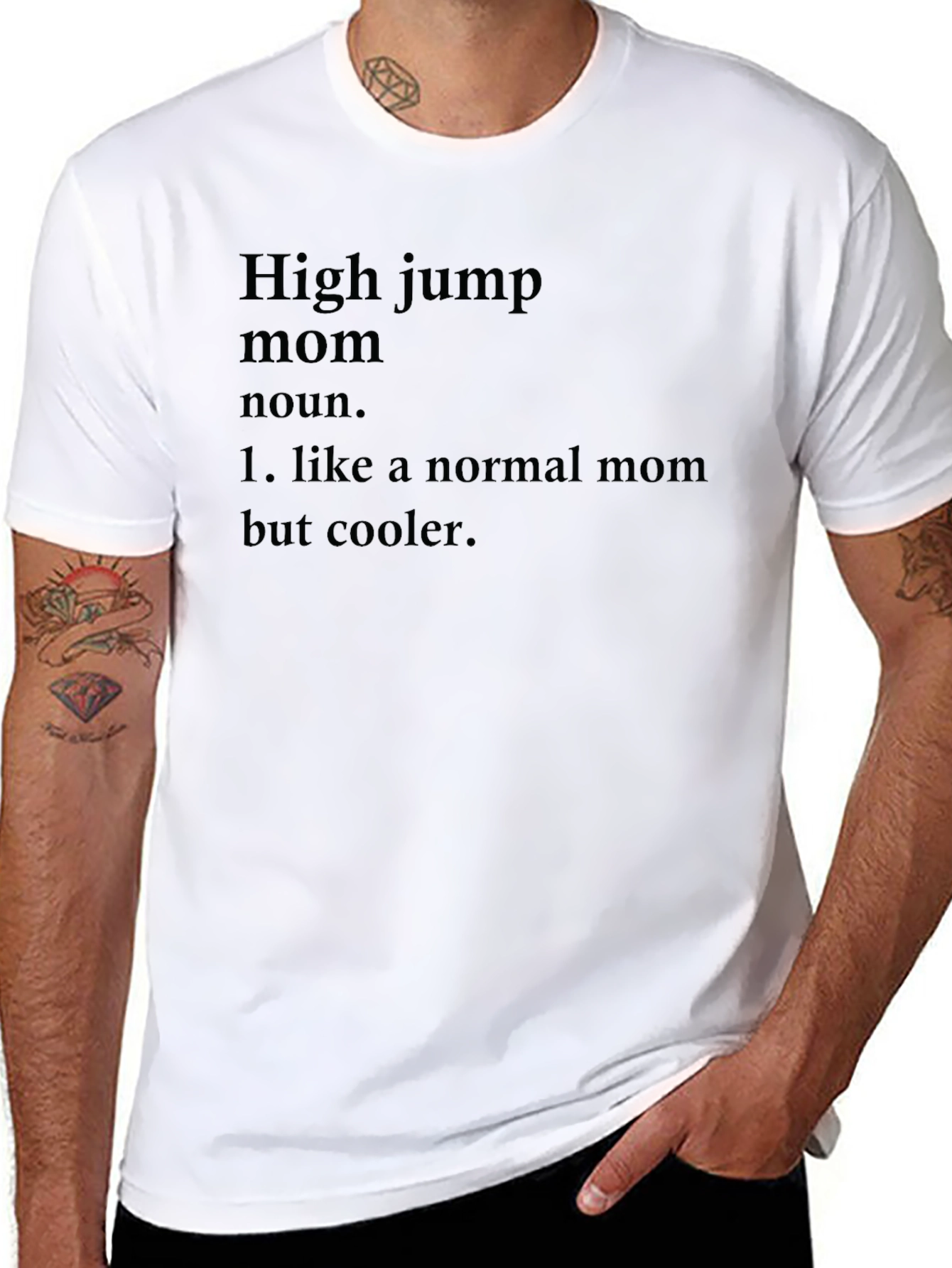 High Jump Mom T-Shirt - Cool Mom Definition