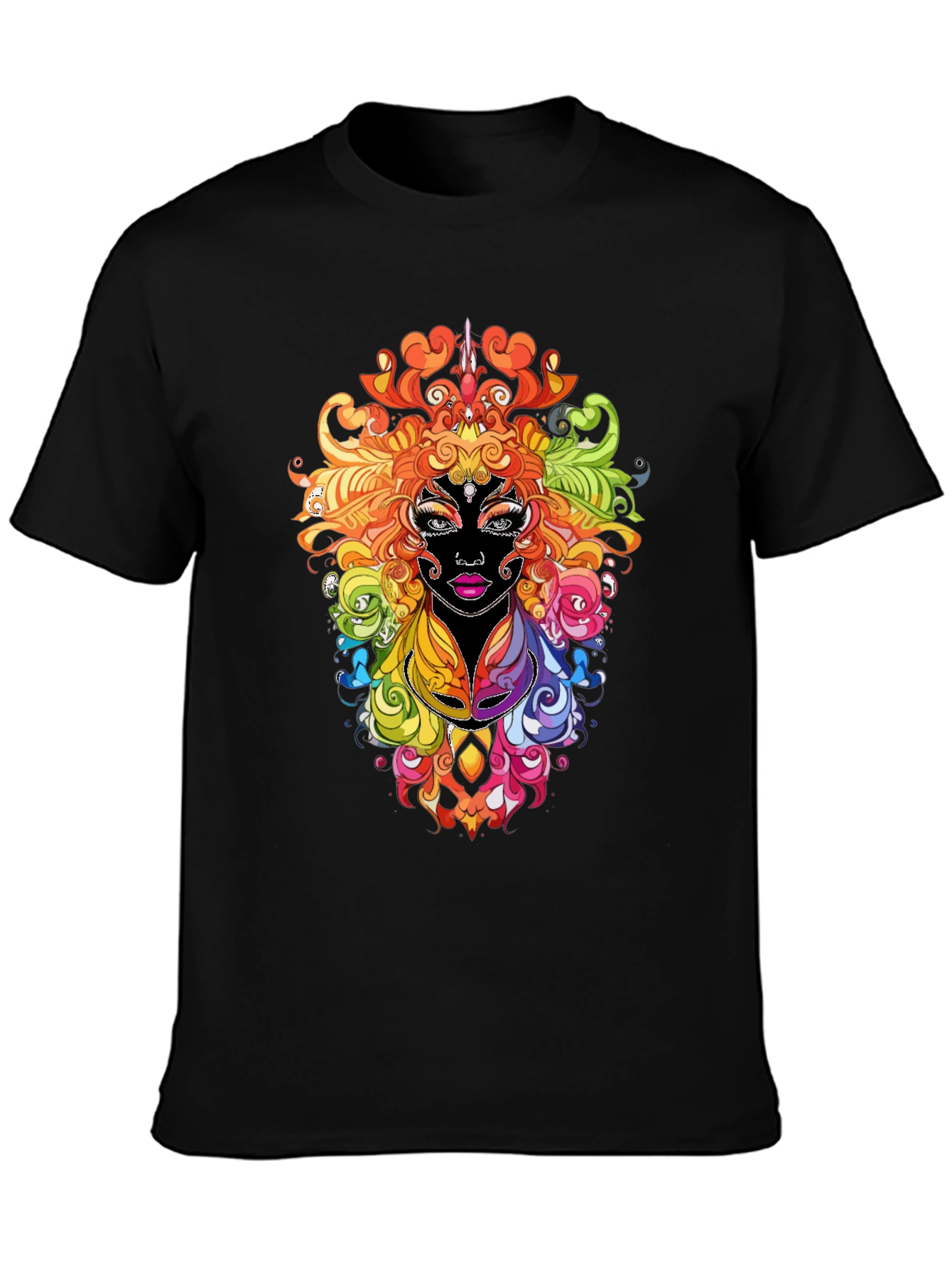 Colorful Graphic Print T-Shirt