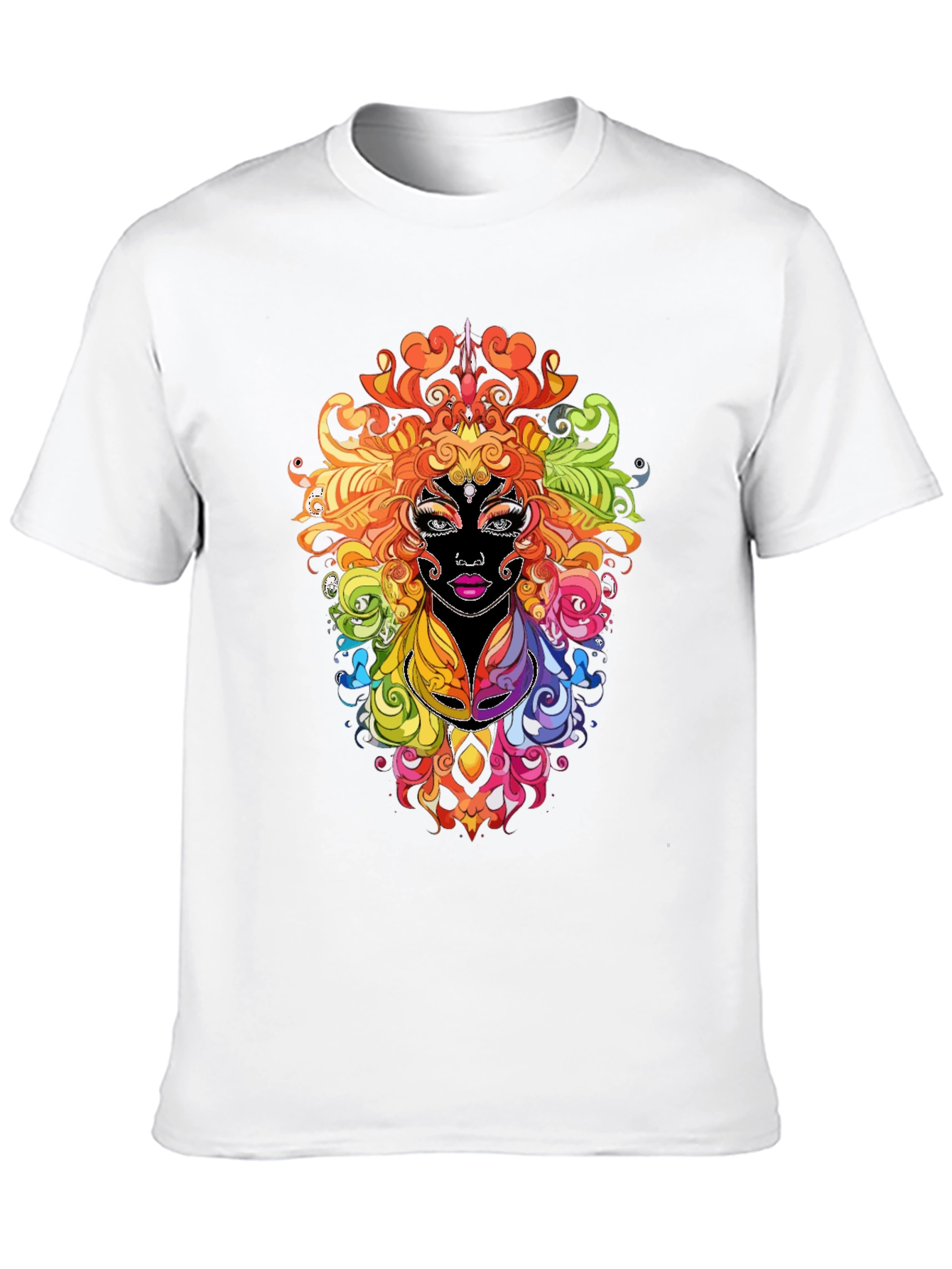 Colorful Graphic Print T-Shirt