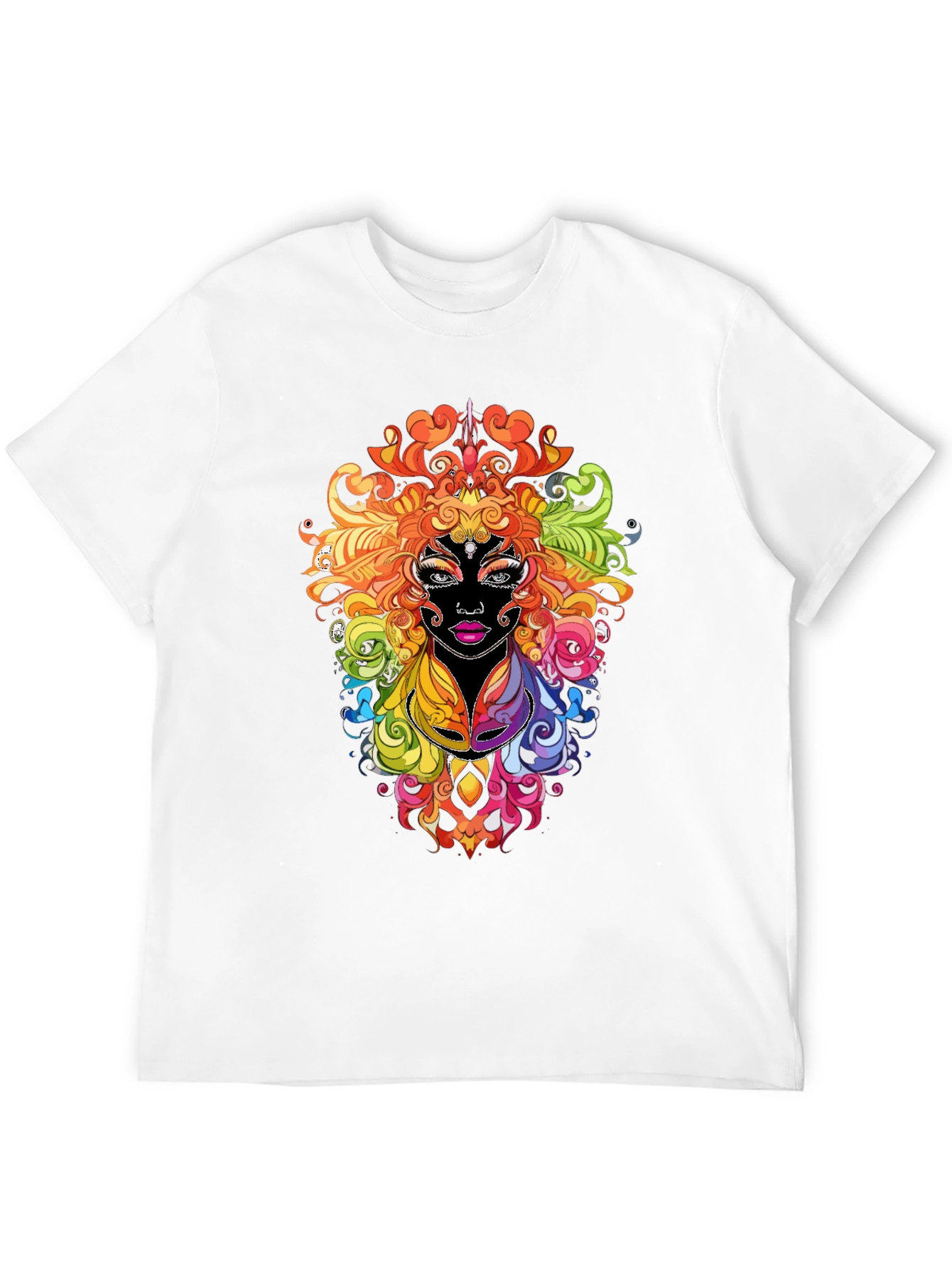 Colorful Graphic Print T-Shirt