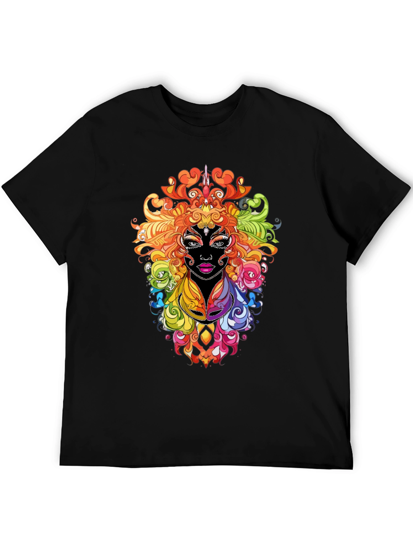 Colorful Graphic Print T-Shirt