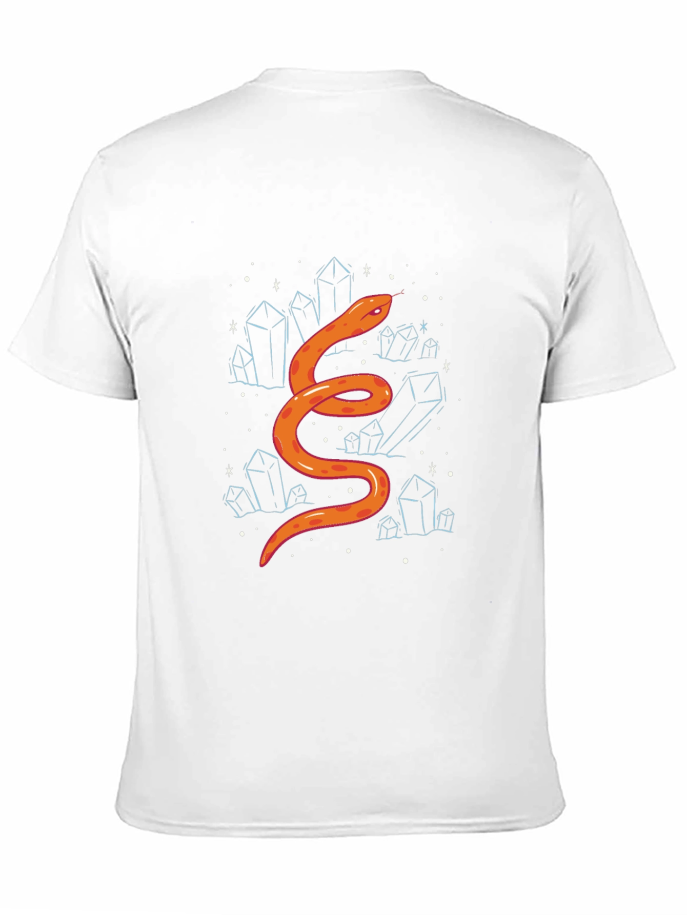 Snake & Crystals Graphic Tee - Stylish Casual Wear