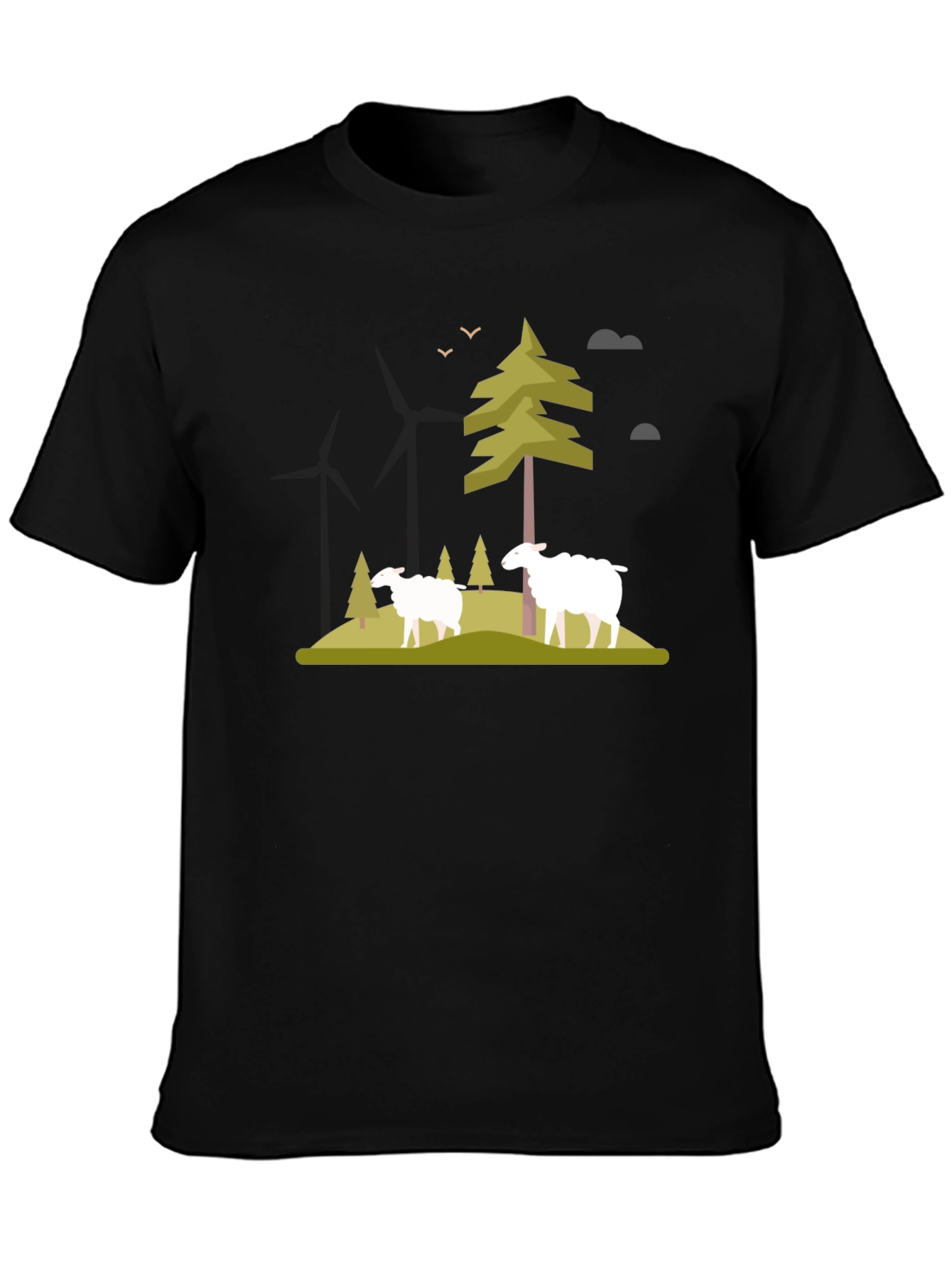 Nature Scene Graphic T-Shirt