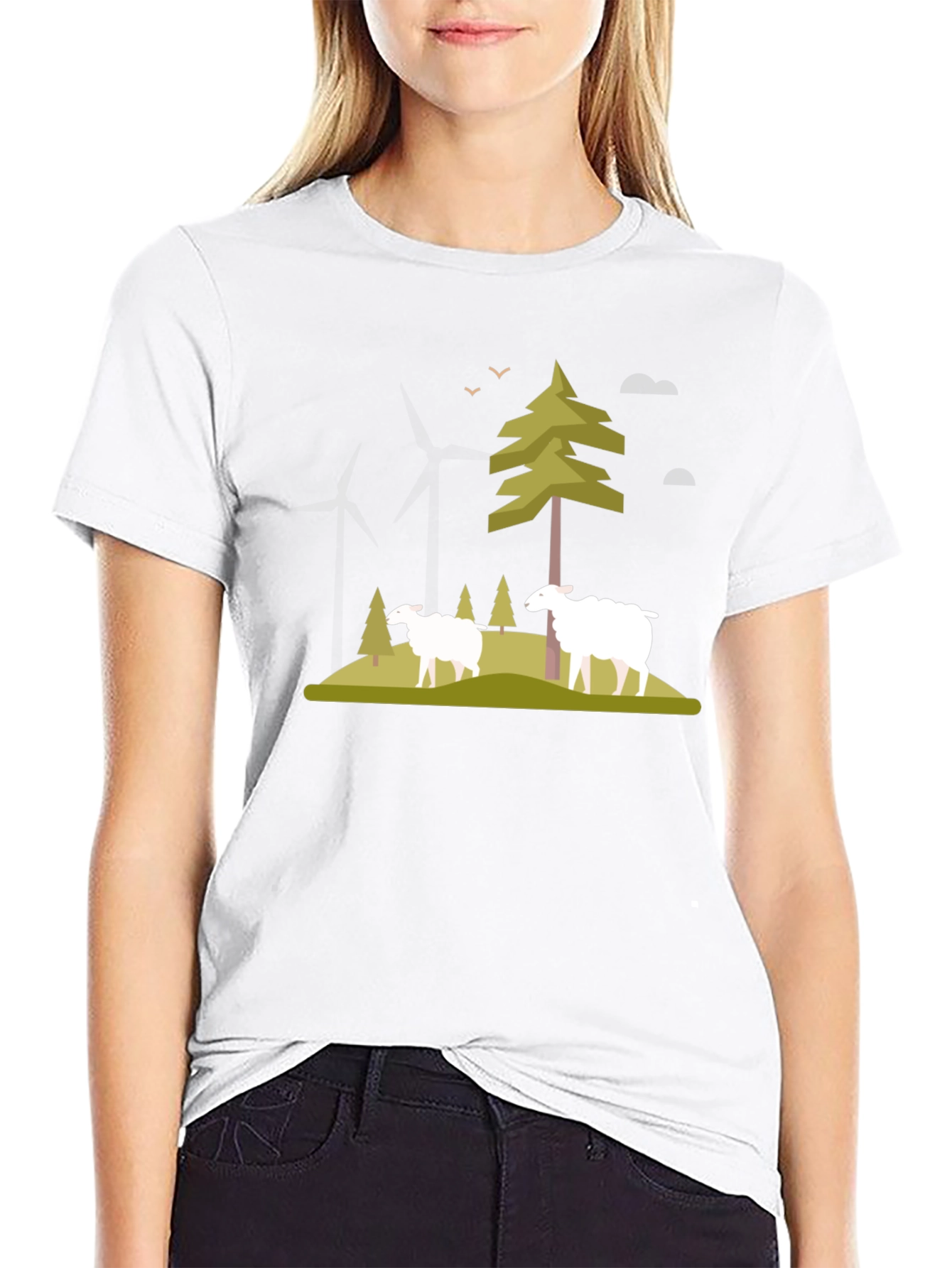 Nature Scene Graphic T-Shirt