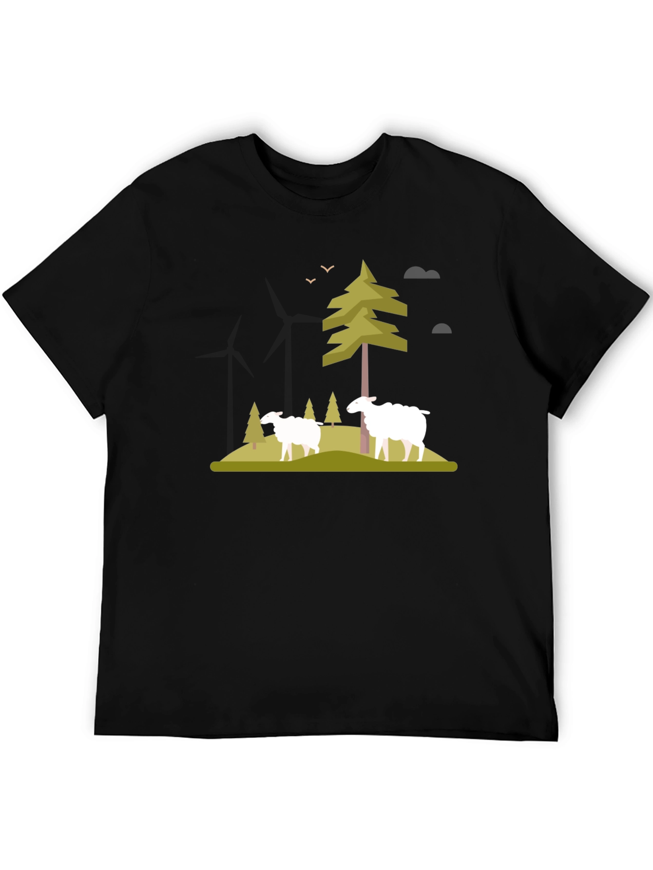 Nature Scene Graphic T-Shirt