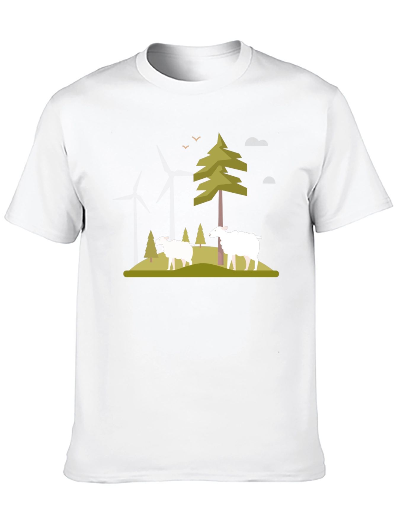 Nature Scene Graphic T-Shirt