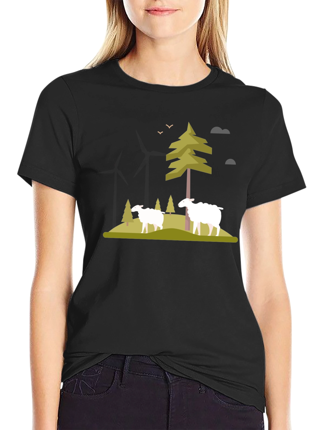 Nature Scene Graphic T-Shirt