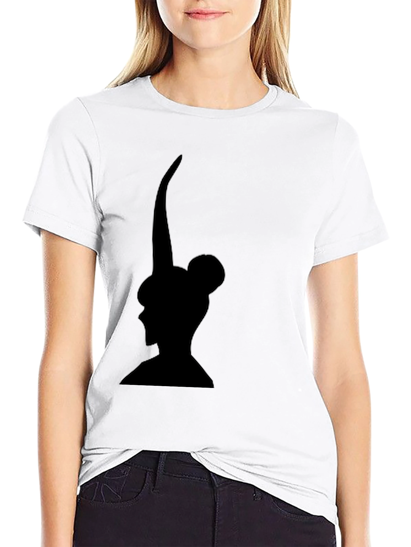 Silhouette Graphic Black T-Shirt