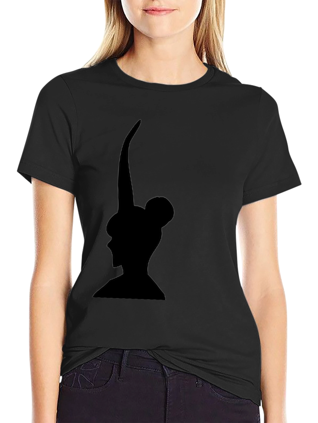 Silhouette Graphic Black T-Shirt