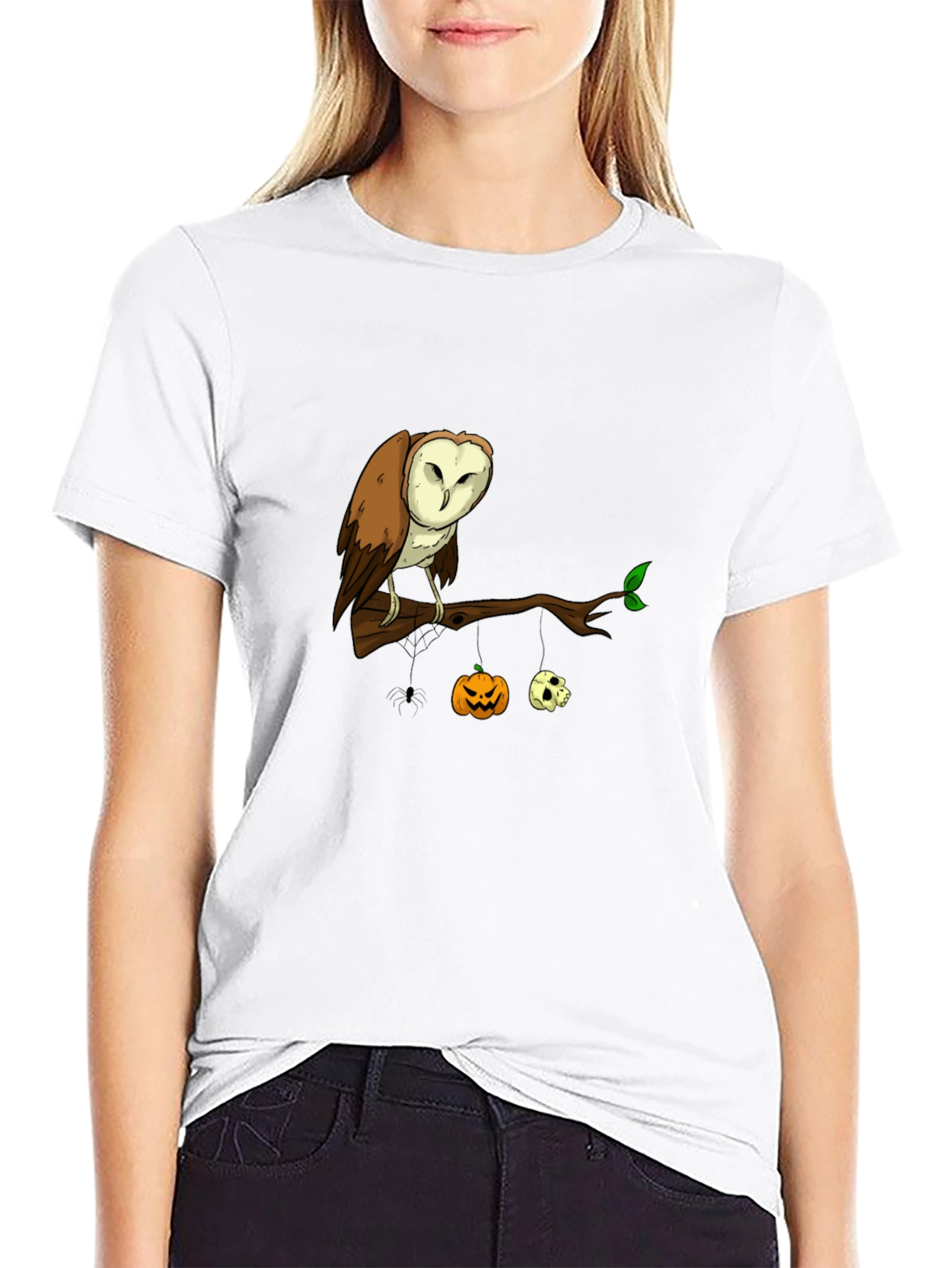 Halloween Owl T-Shirt - Spooky Season Tee
