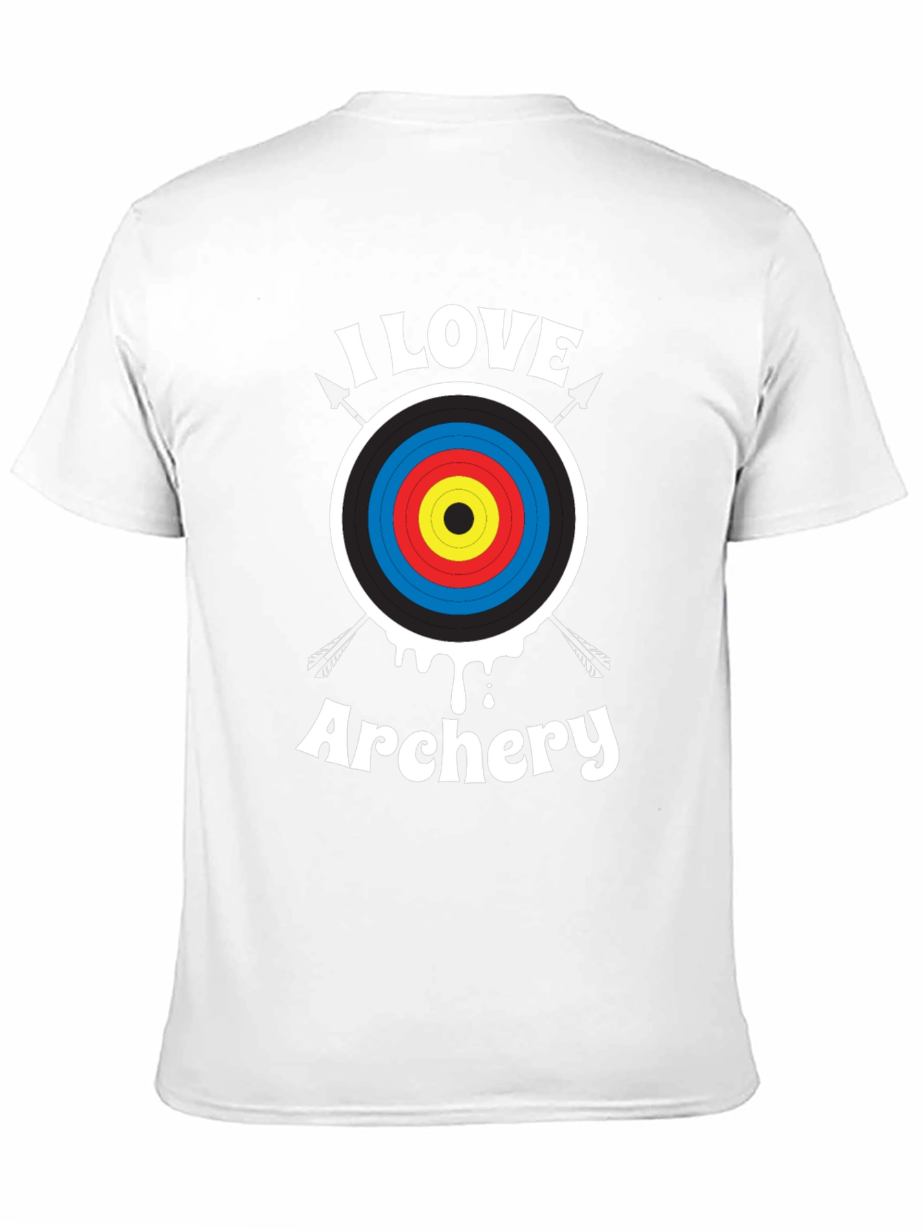 I Love Archery T-Shirt - Archery Target Design