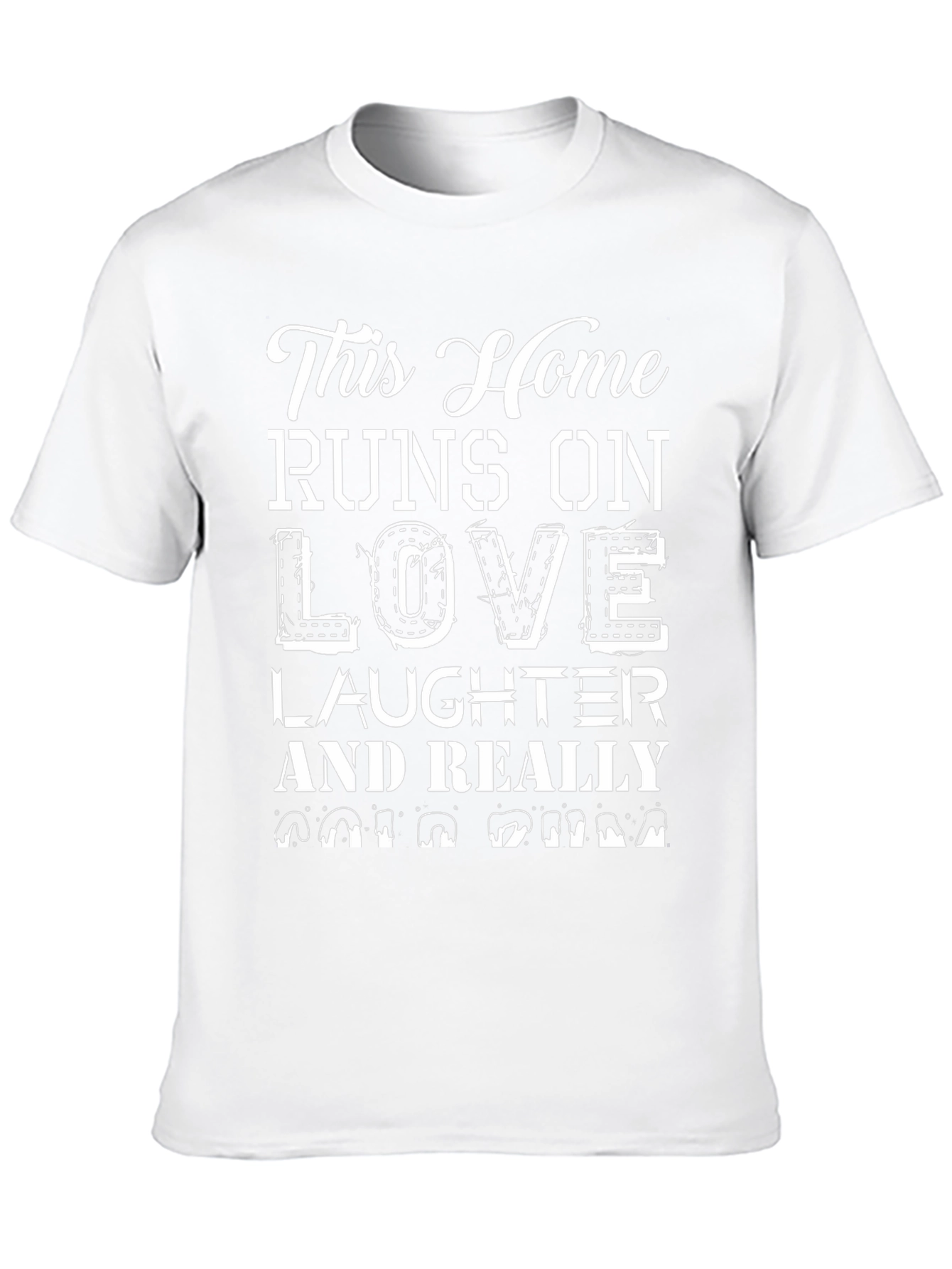 Runs on Love Laughter & Coffee T-Shirt