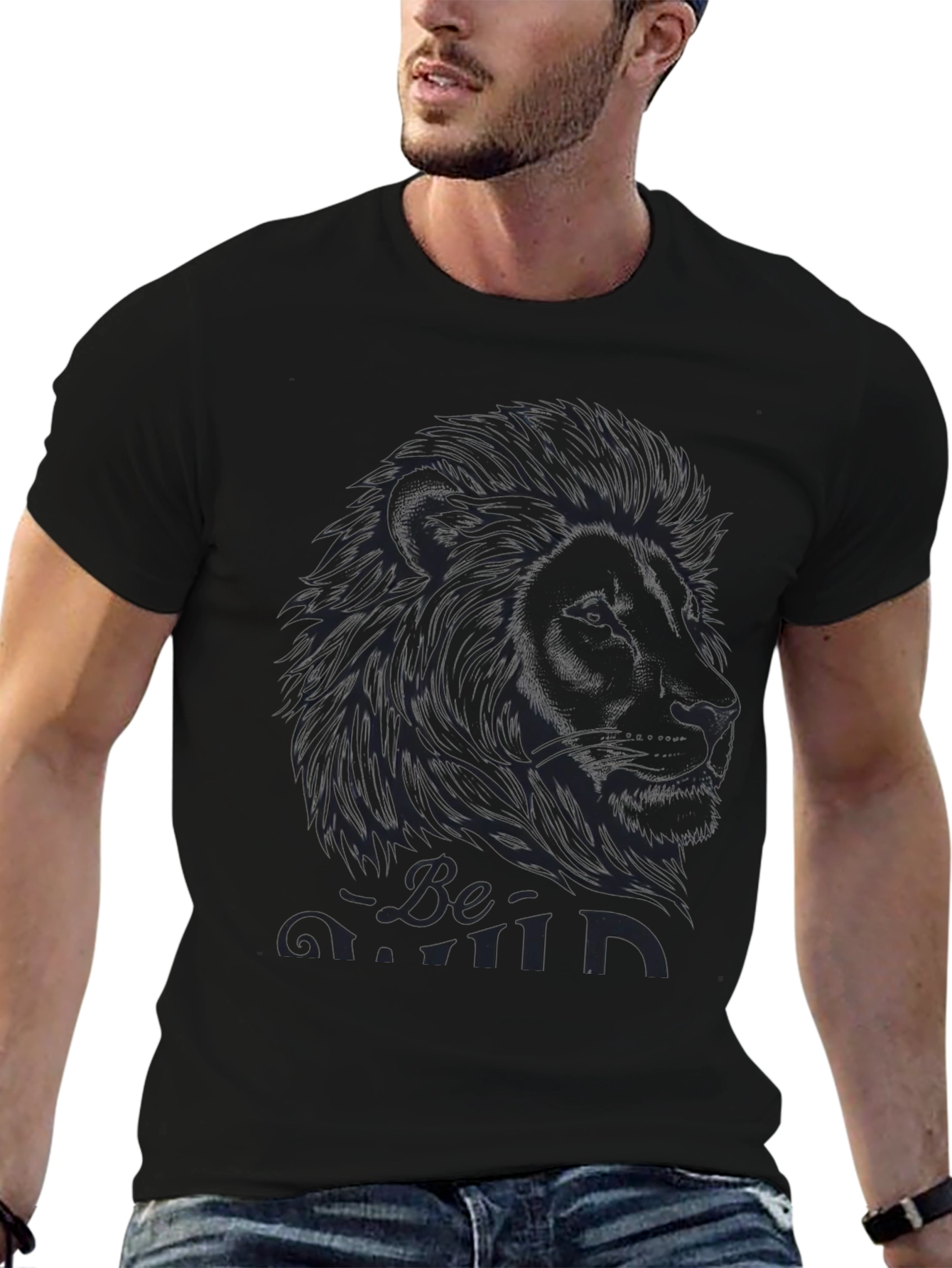 Lion Graphic Tee - Be Kind T-Shirt