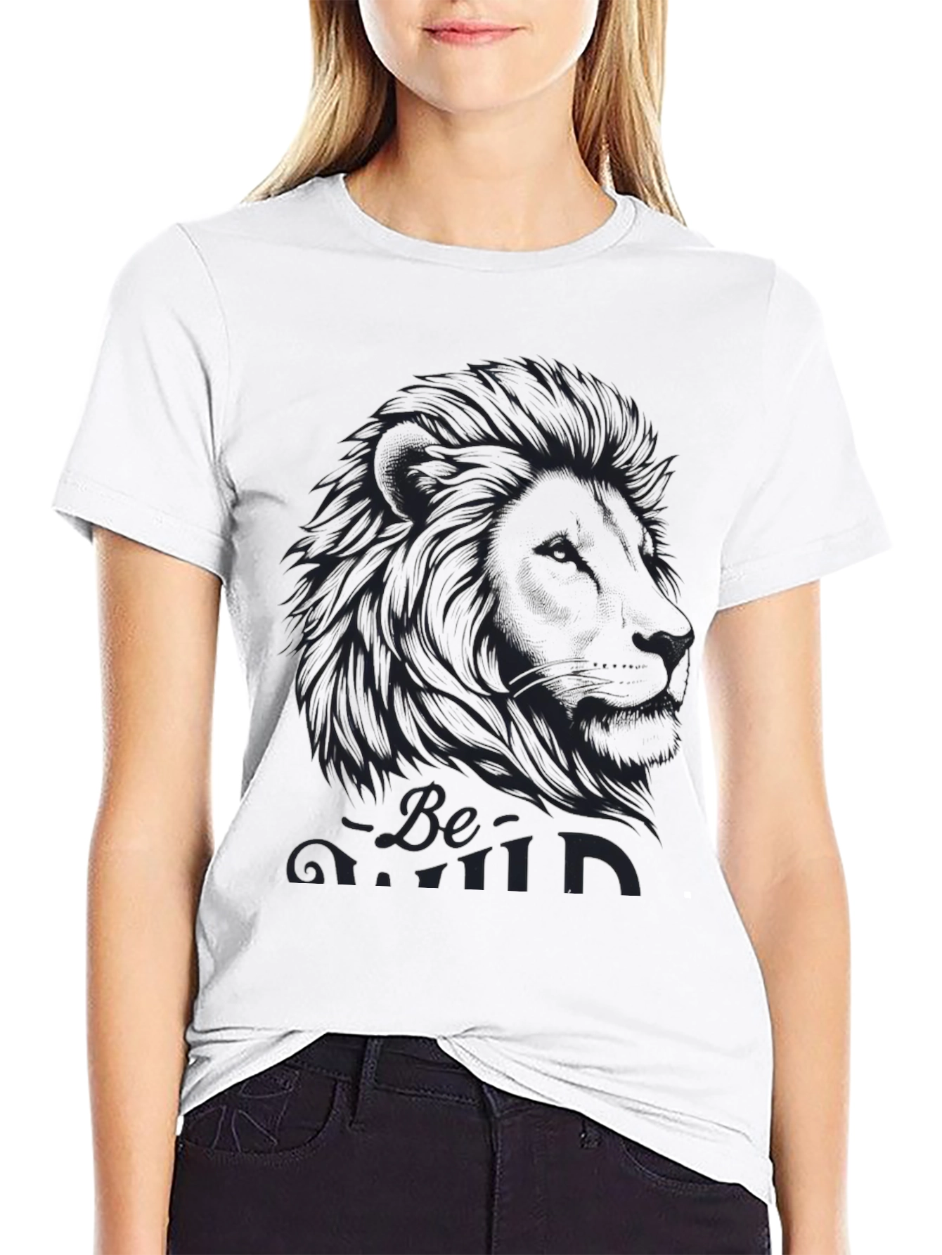 Lion Graphic Tee - Be Kind T-Shirt