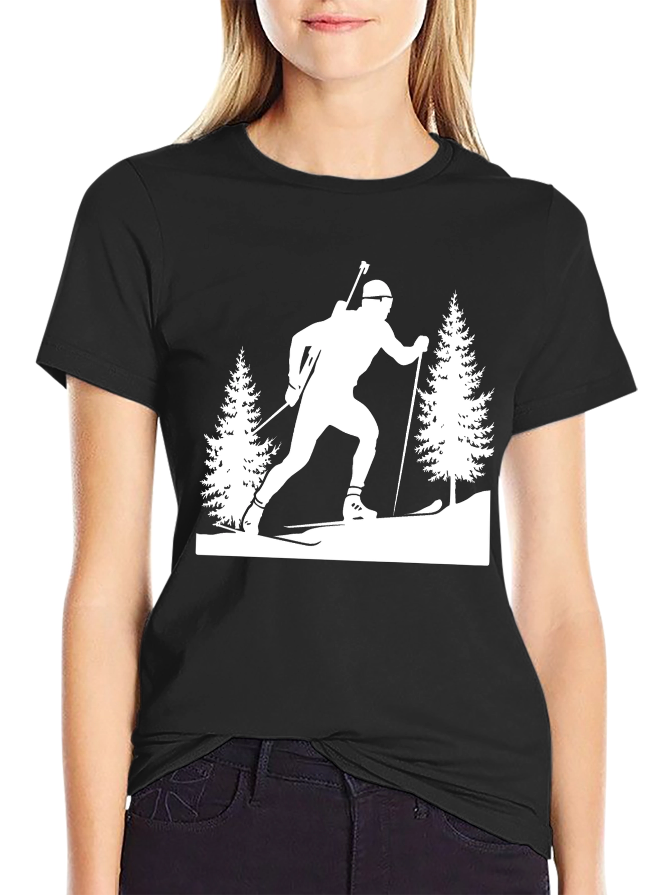 Biathlon Silhouette T-Shirt - Winter Sports Tee