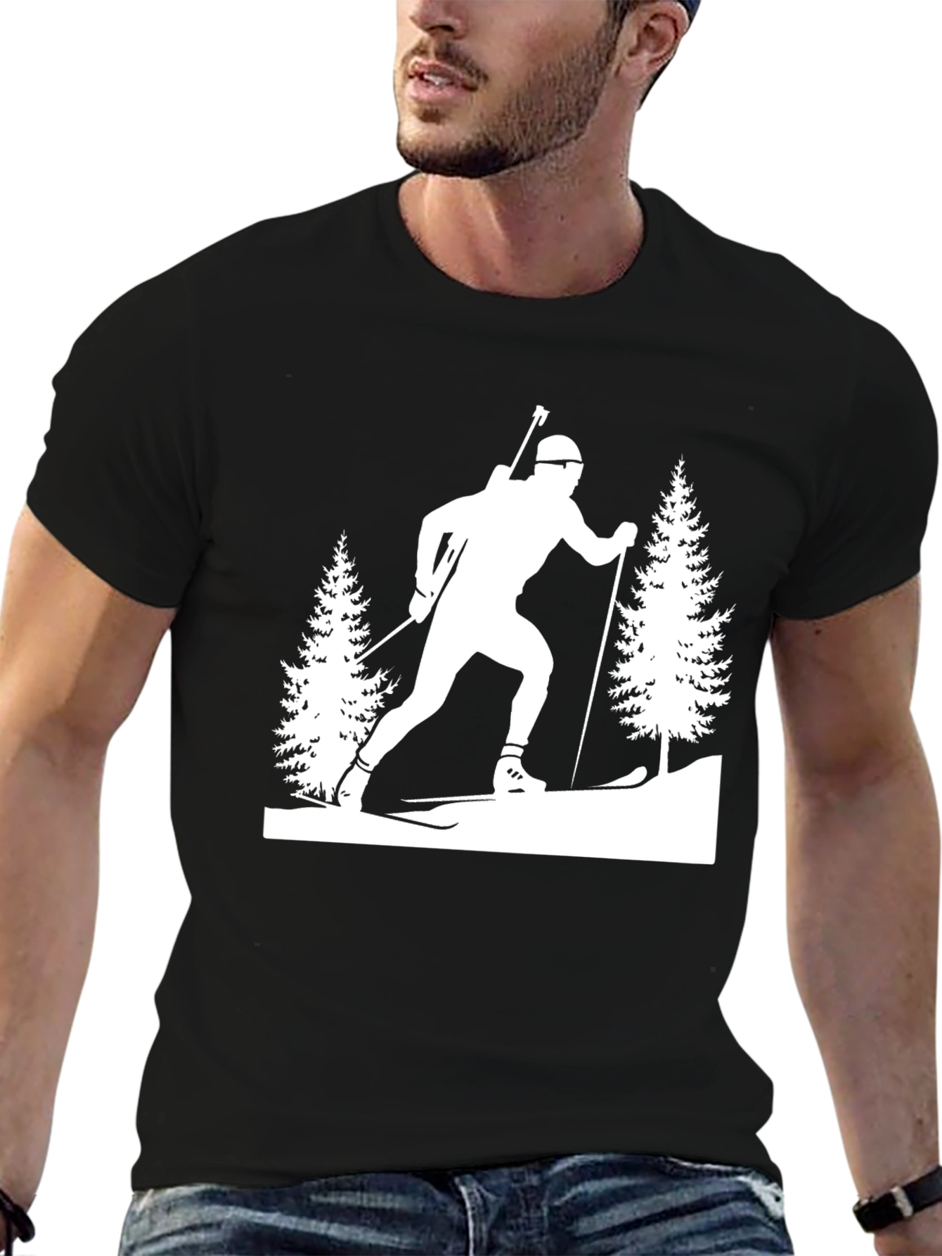 Biathlon Silhouette T-Shirt - Winter Sports Tee