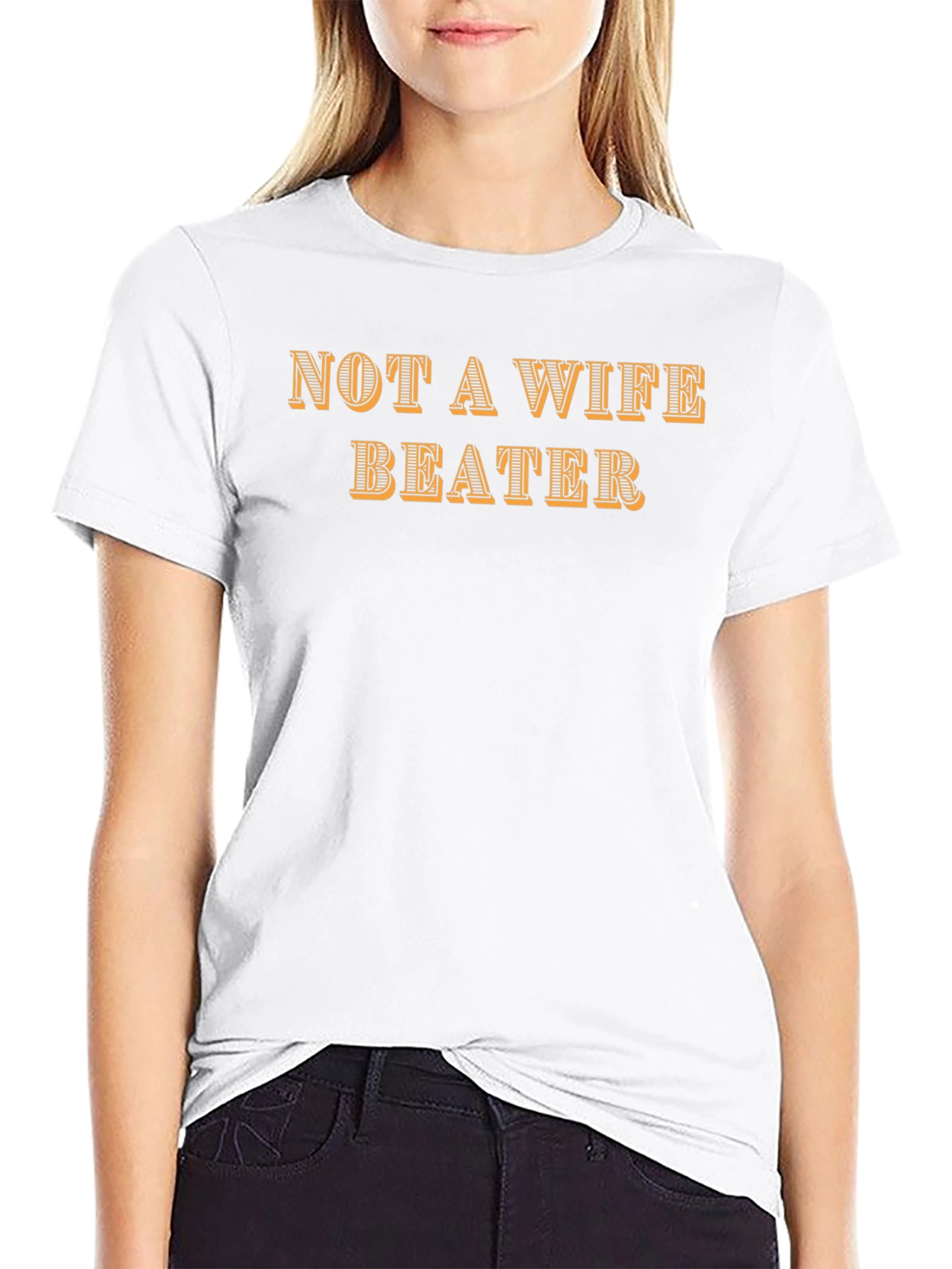 Not A Wife Beater Graphic T-Shirt