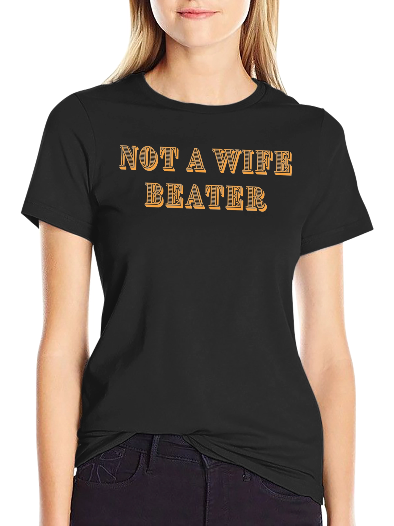 Not A Wife Beater Graphic T-Shirt