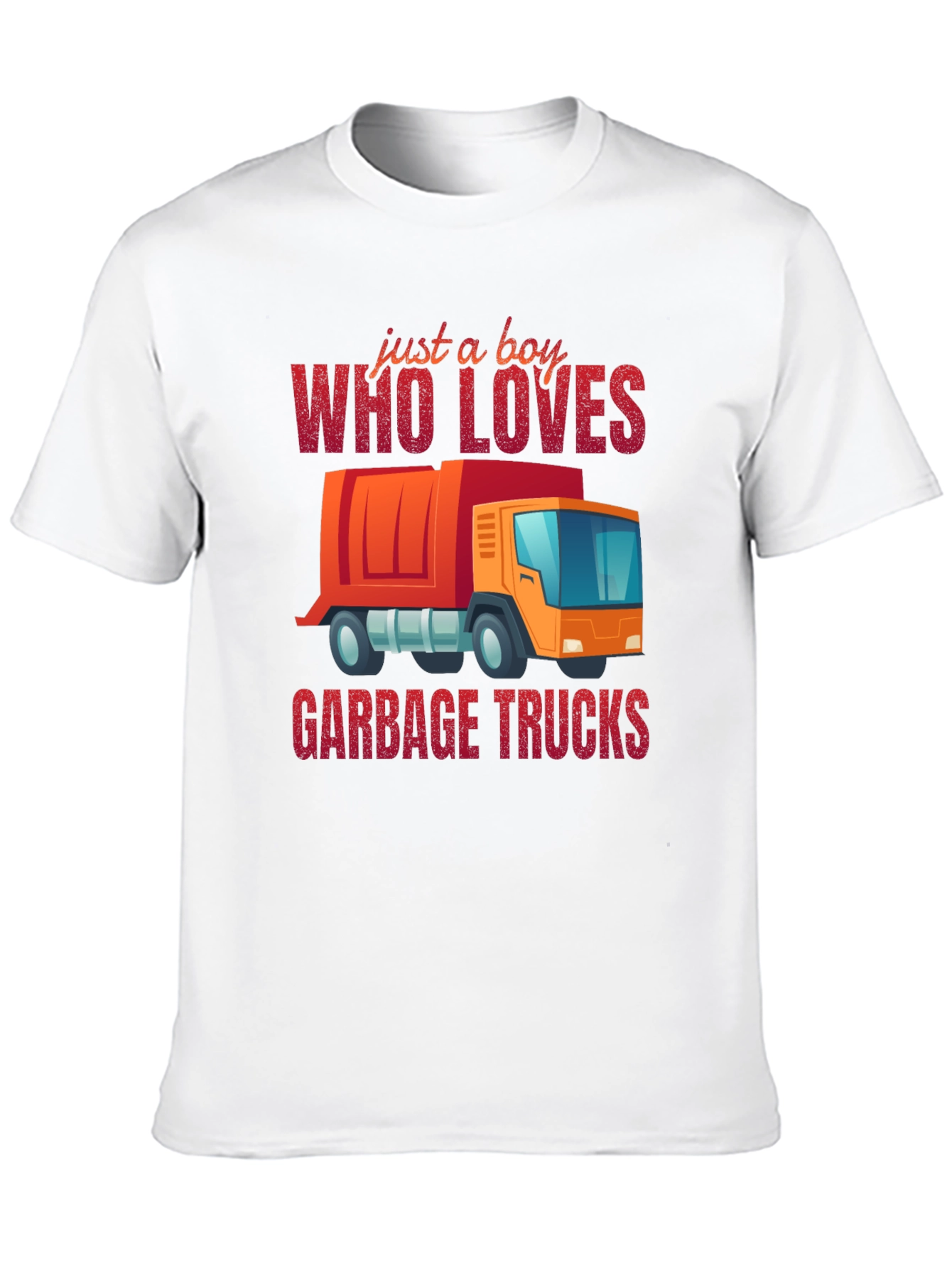 Boy Who Loves Garbage Trucks T-Shirt
