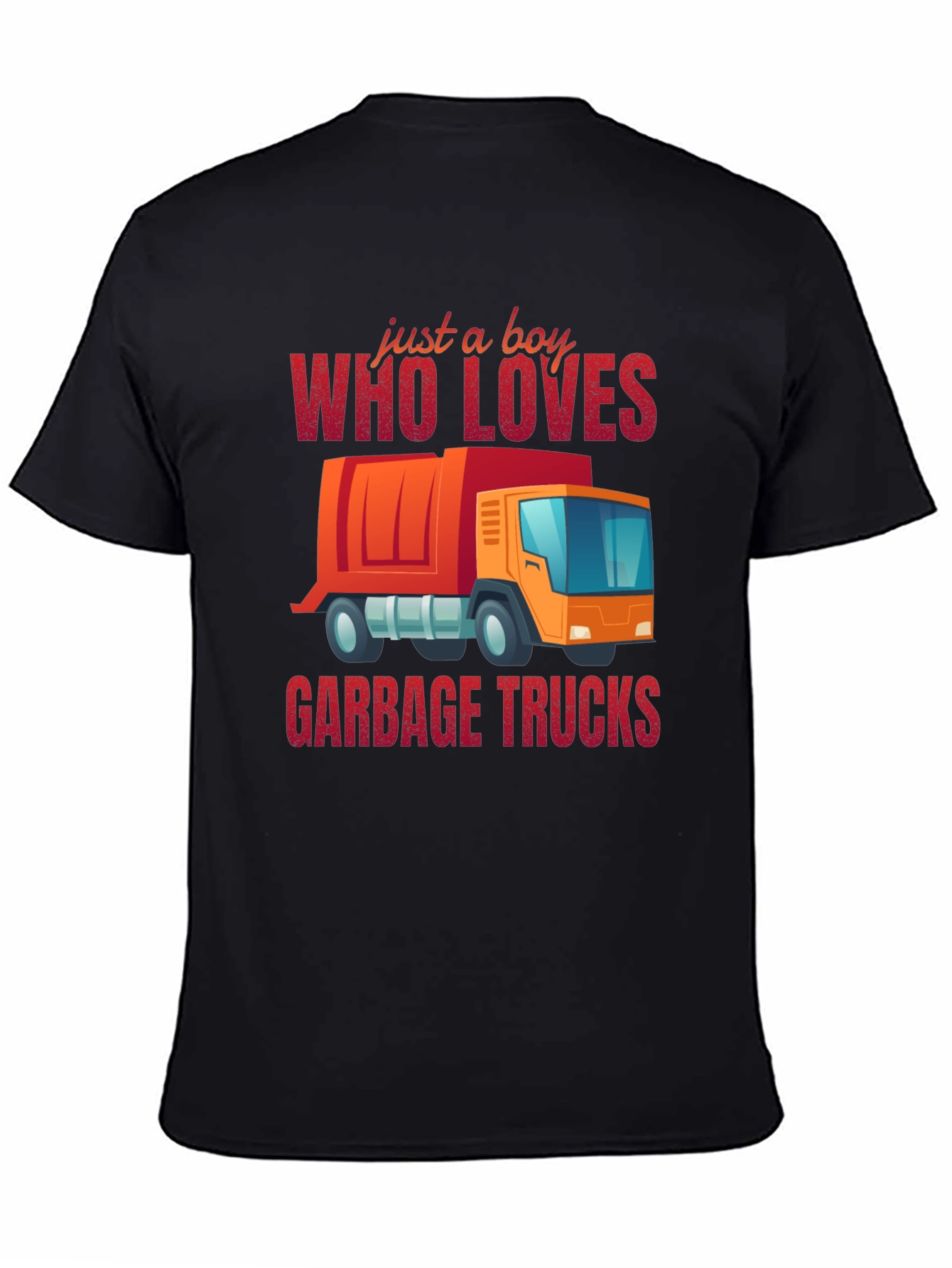 Boy Who Loves Garbage Trucks T-Shirt