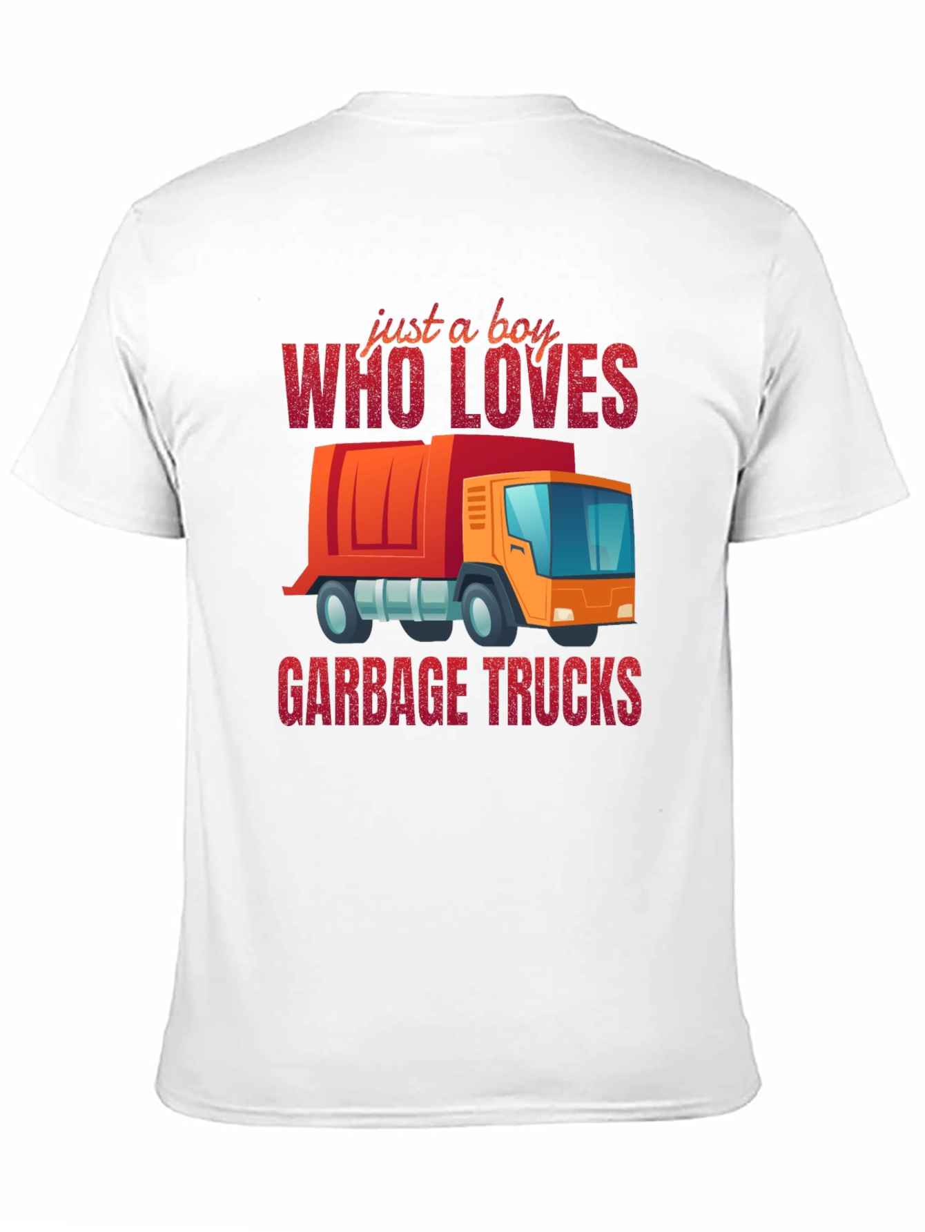 Boy Who Loves Garbage Trucks T-Shirt