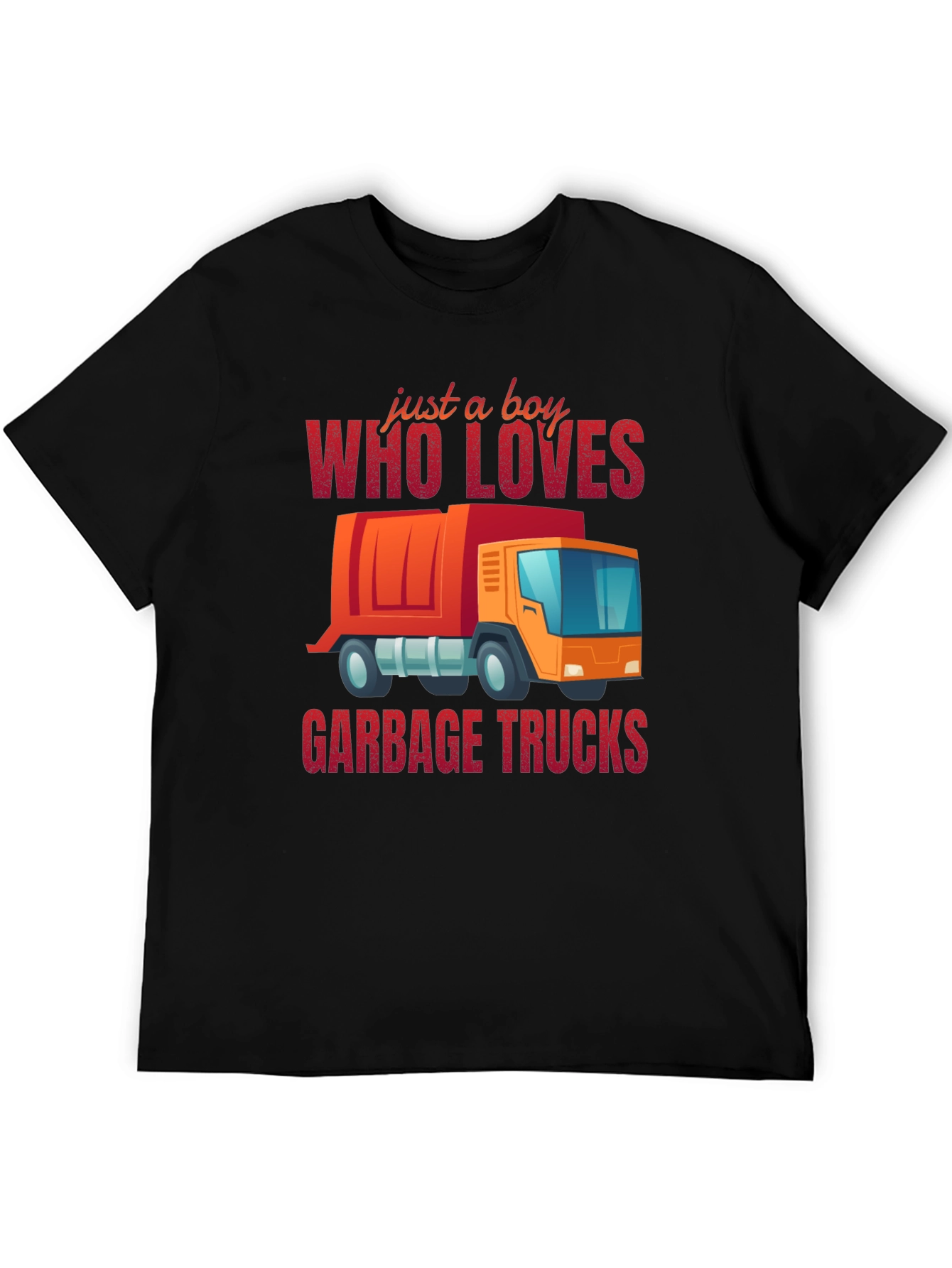 Boy Who Loves Garbage Trucks T-Shirt