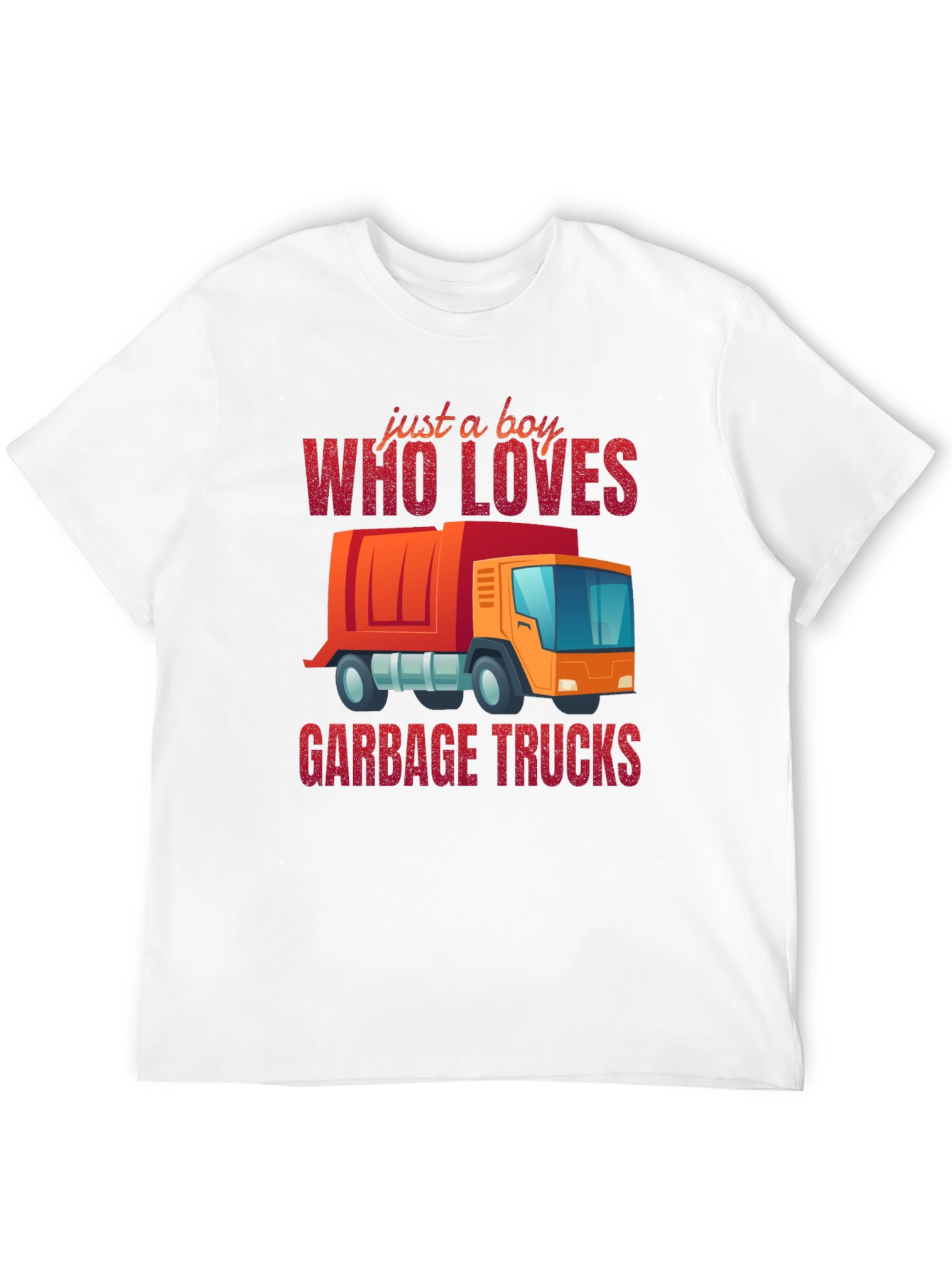 Boy Who Loves Garbage Trucks T-Shirt