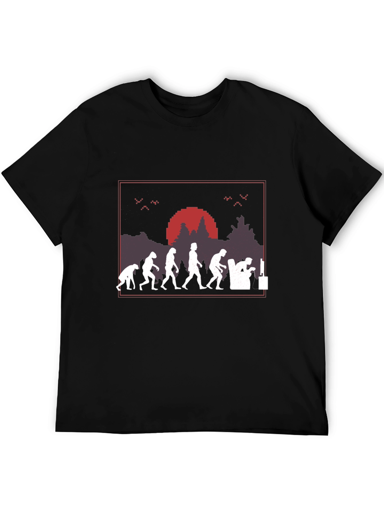 Evolution of Gaming Black T-Shirt