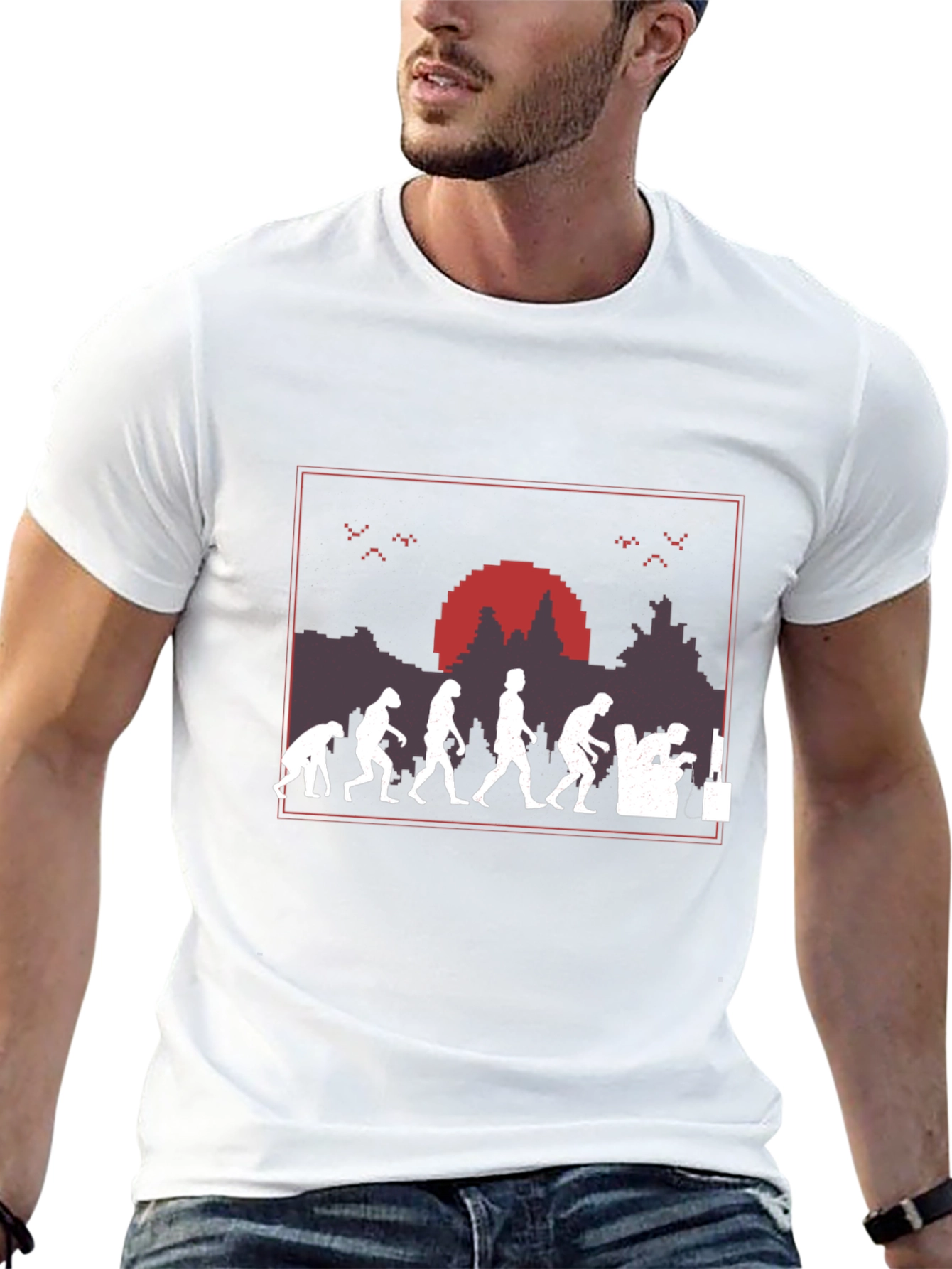 Evolution of Gaming Black T-Shirt