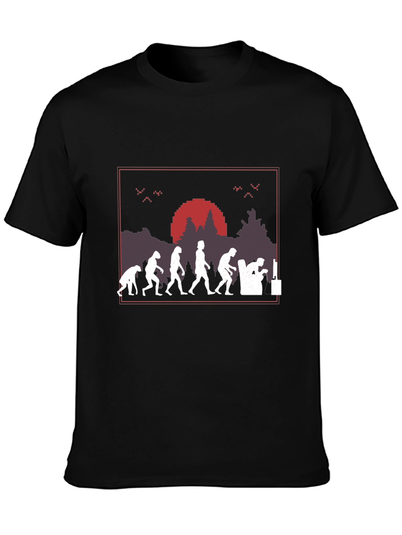 Evolution of Gaming Black T-Shirt