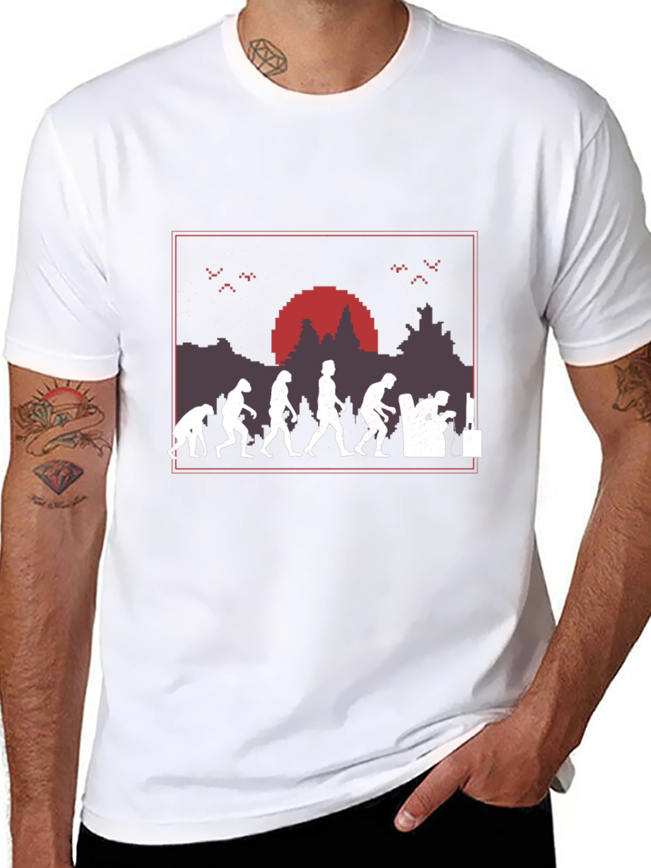 Evolution of Gaming Black T-Shirt