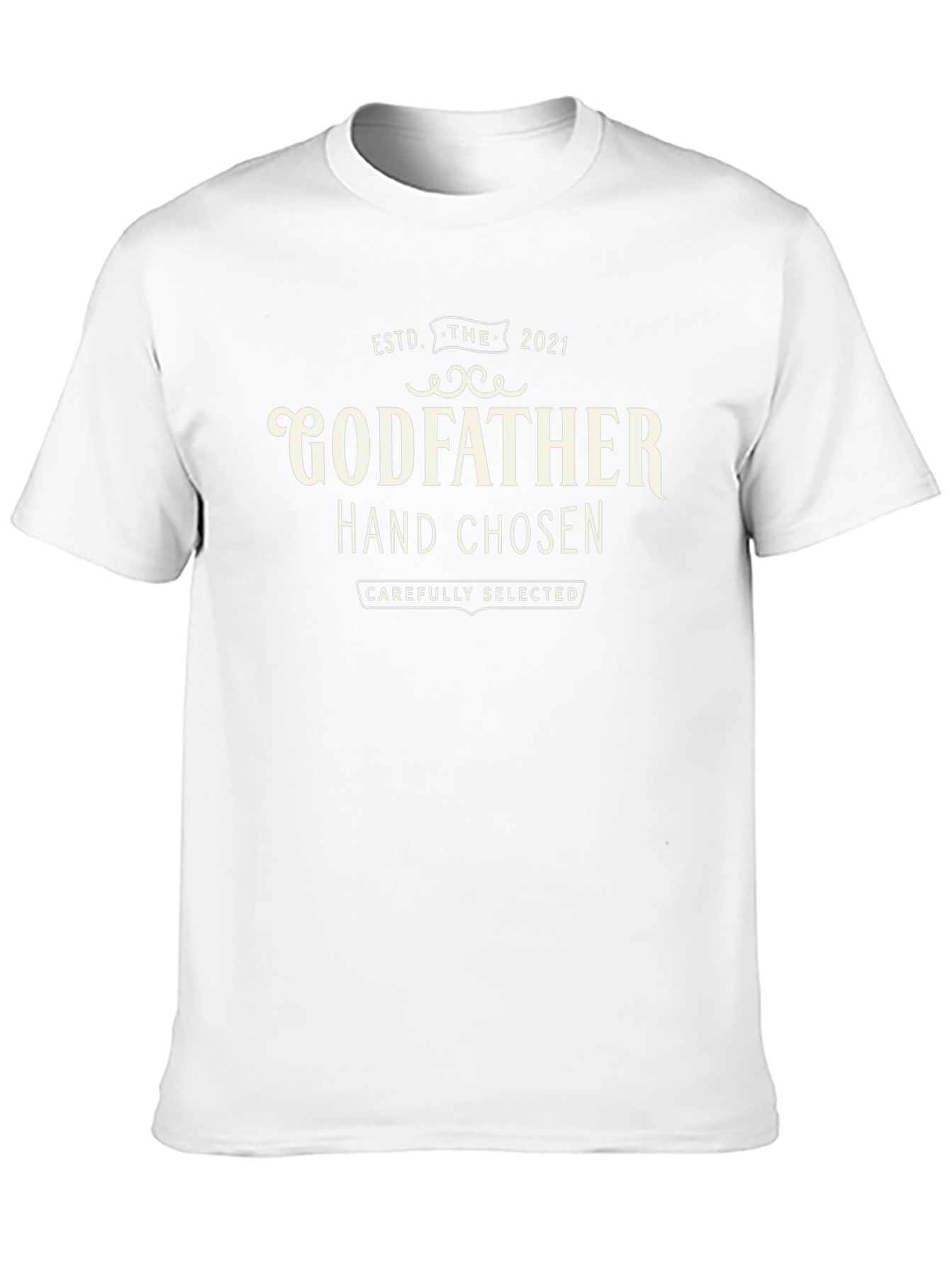 Godfather Hand Chosen T-Shirt - Est. 2021 - Black