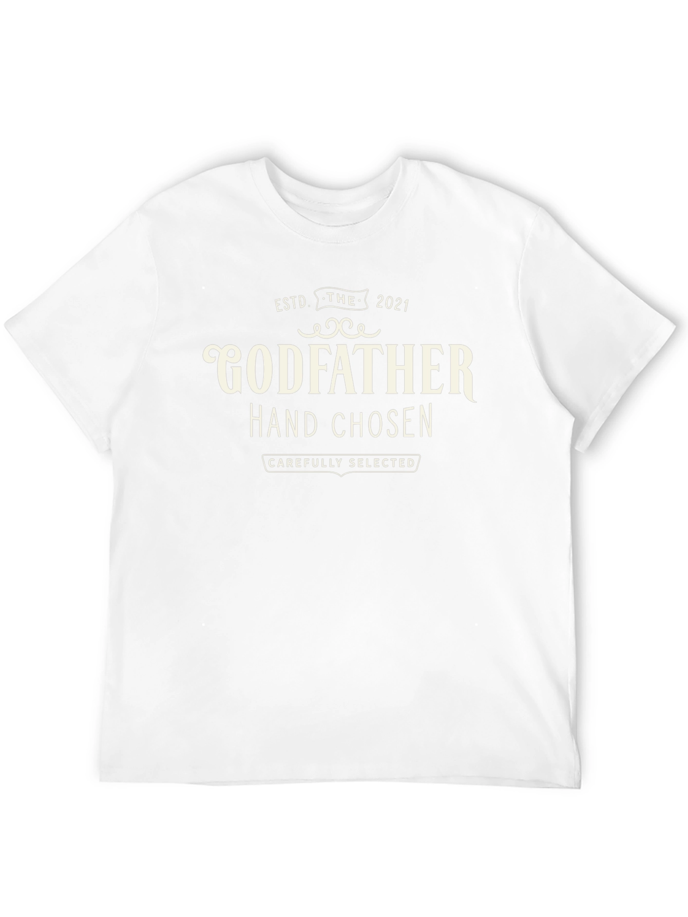 Godfather Hand Chosen T-Shirt - Est. 2021 - Black
