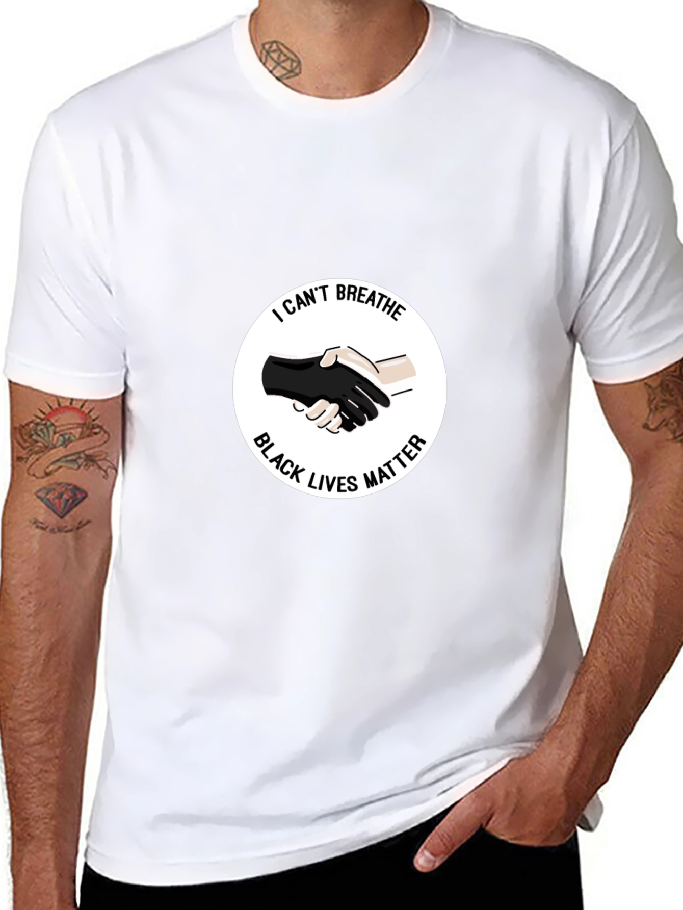 I Cant Breathe BLM Graphic Tee