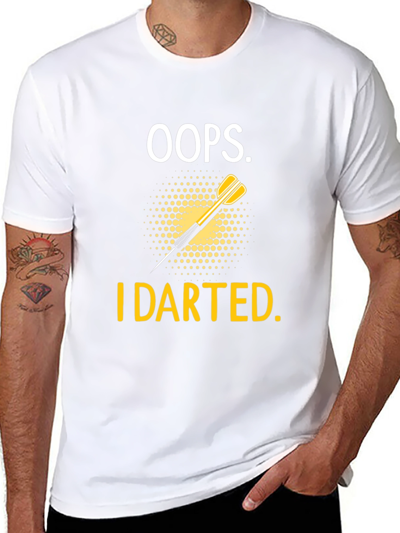 Oops! I Darted T-Shirt - Dart Design Tee