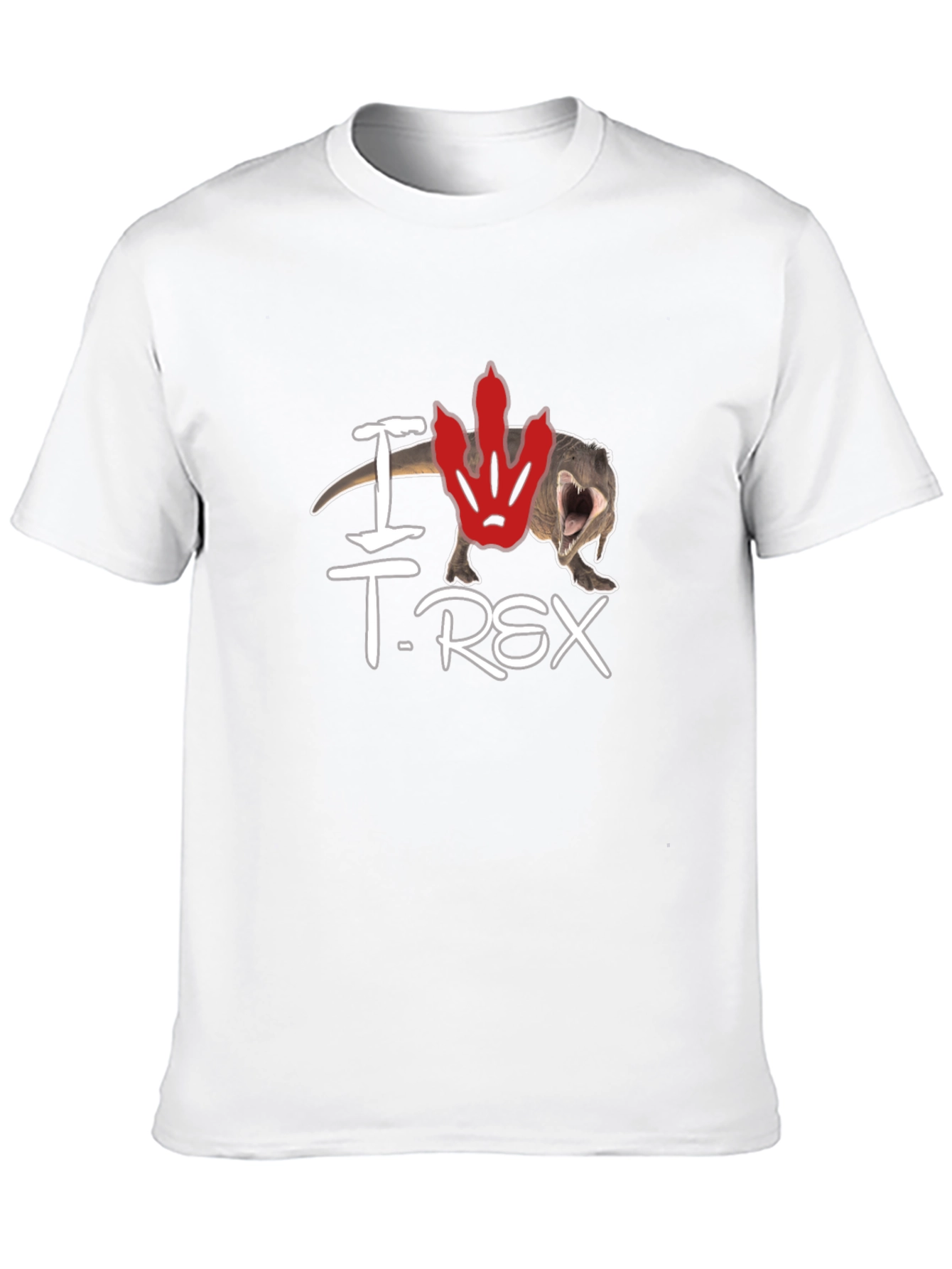 I Love T. Rex Black Cotton T-Shirt