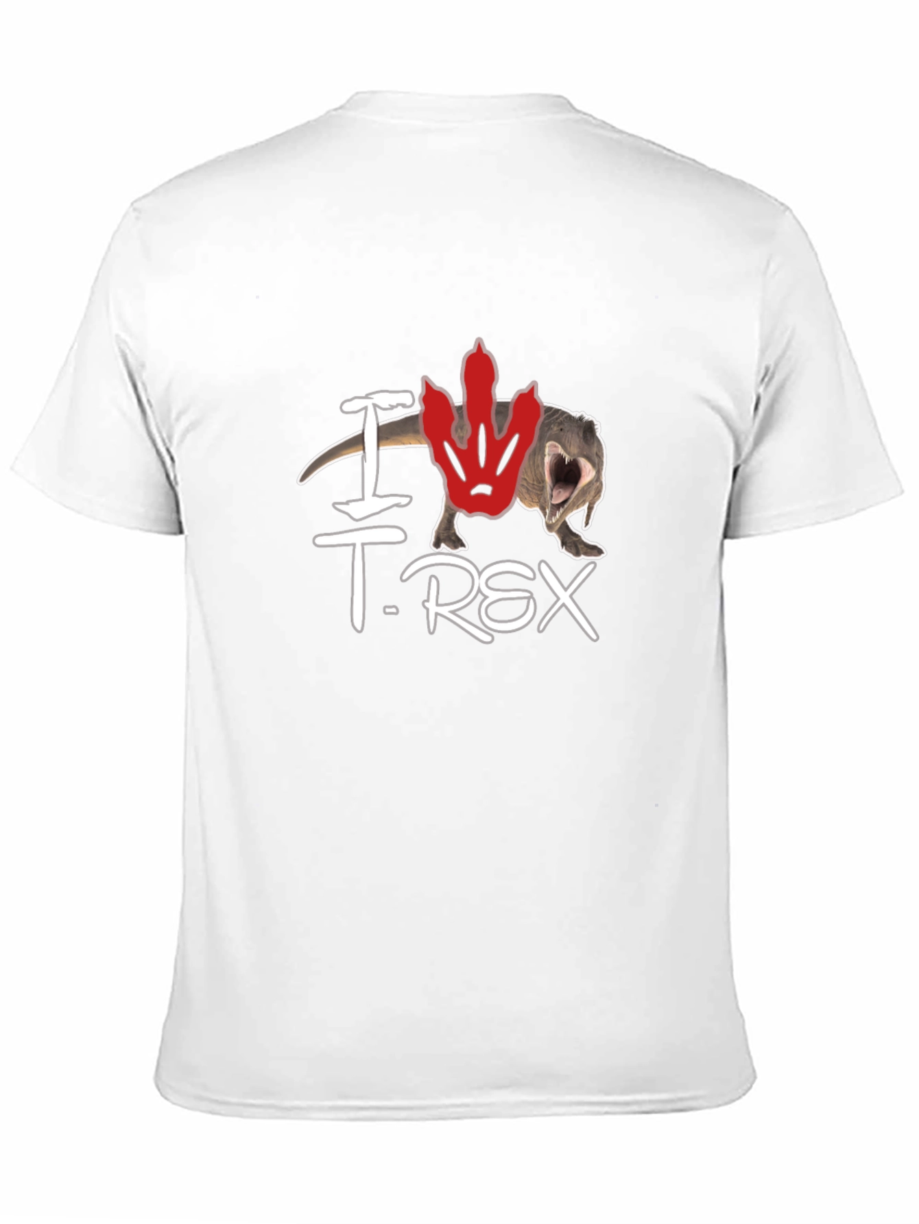 I Love T. Rex Black Cotton T-Shirt