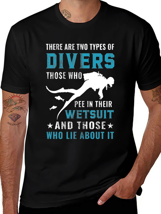 Funny Diver Wetsuit T-Shirt