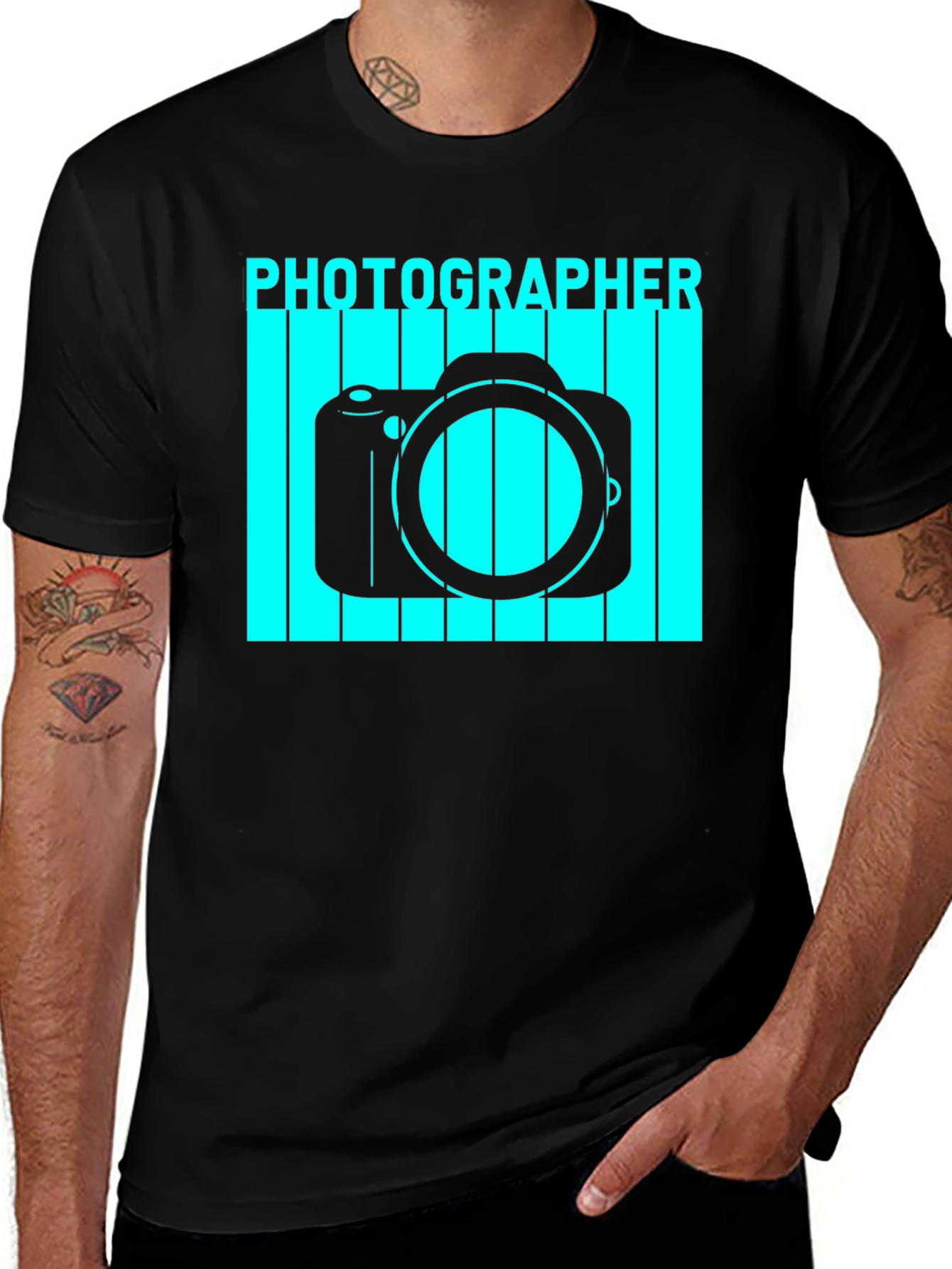 Photographer Camera Graphic T-Shirt