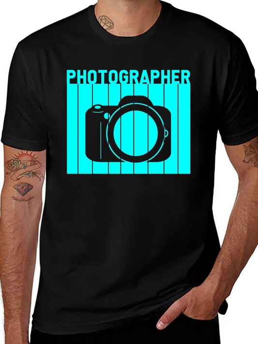 Photographer Camera Graphic T-Shirt
