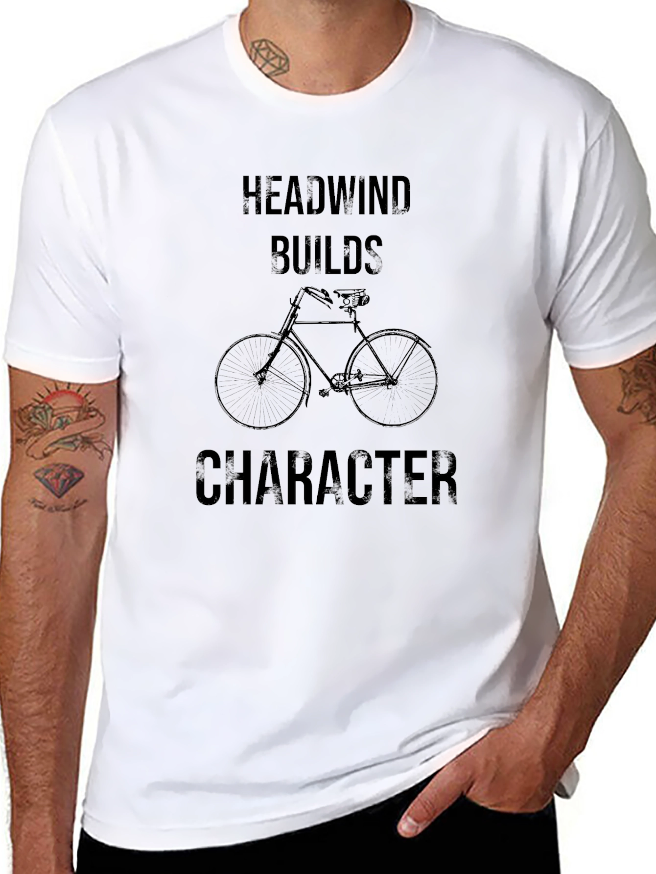 Headwind Builds Character Black Graphic Tee