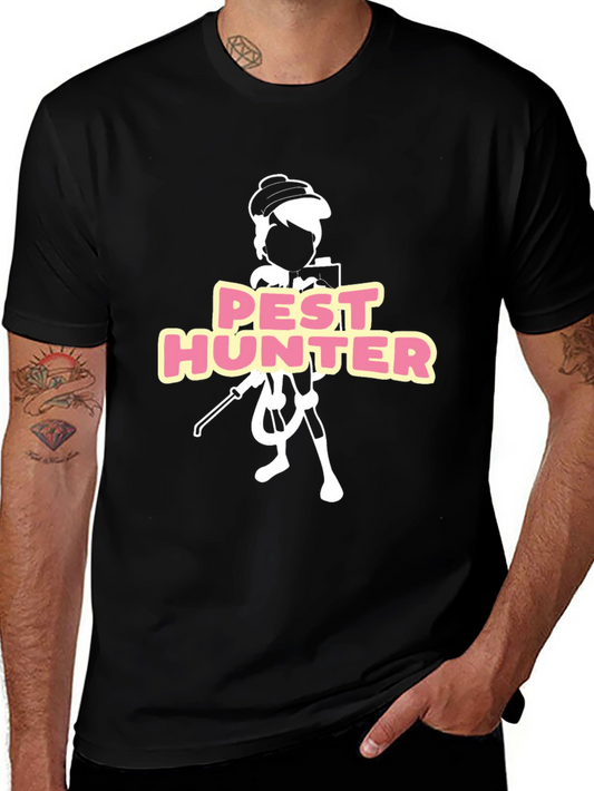 Pest Hunter Graphic Tee - Black Cotton