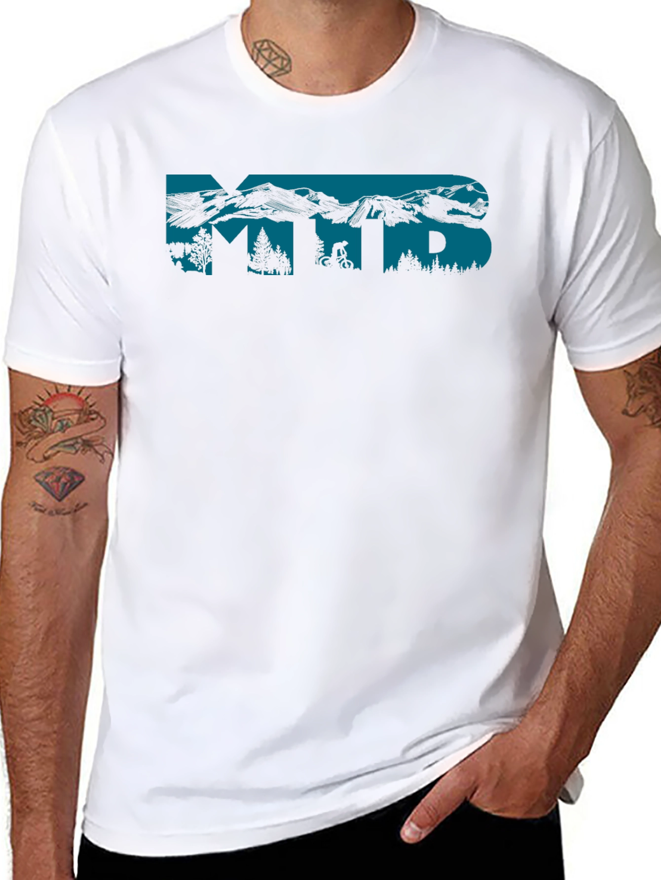 MTB Mountain Biking T-Shirt - Adventure Ready
