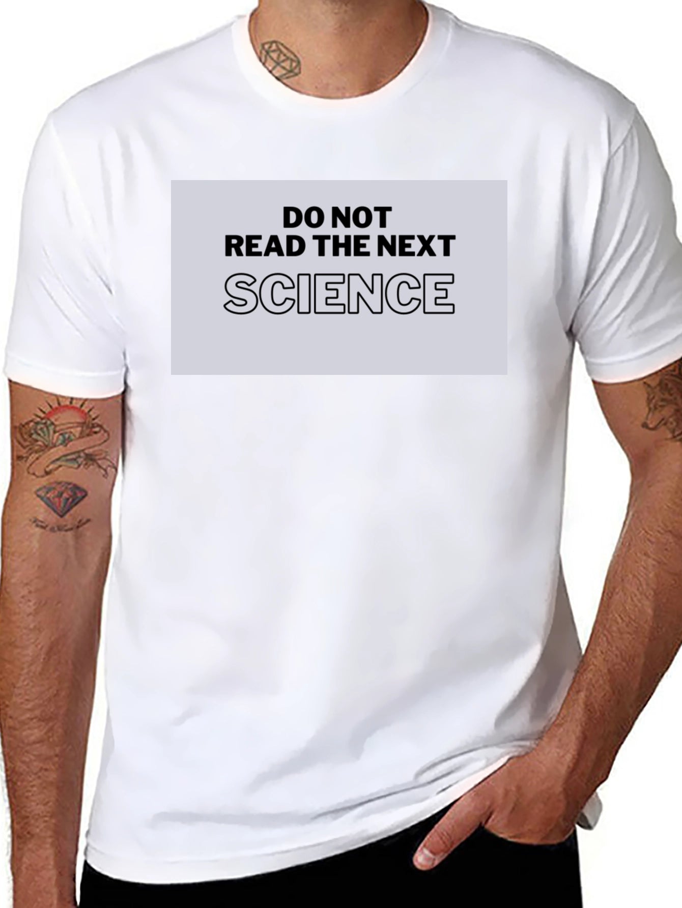 Do Not Read The Next Science Black T-Shirt