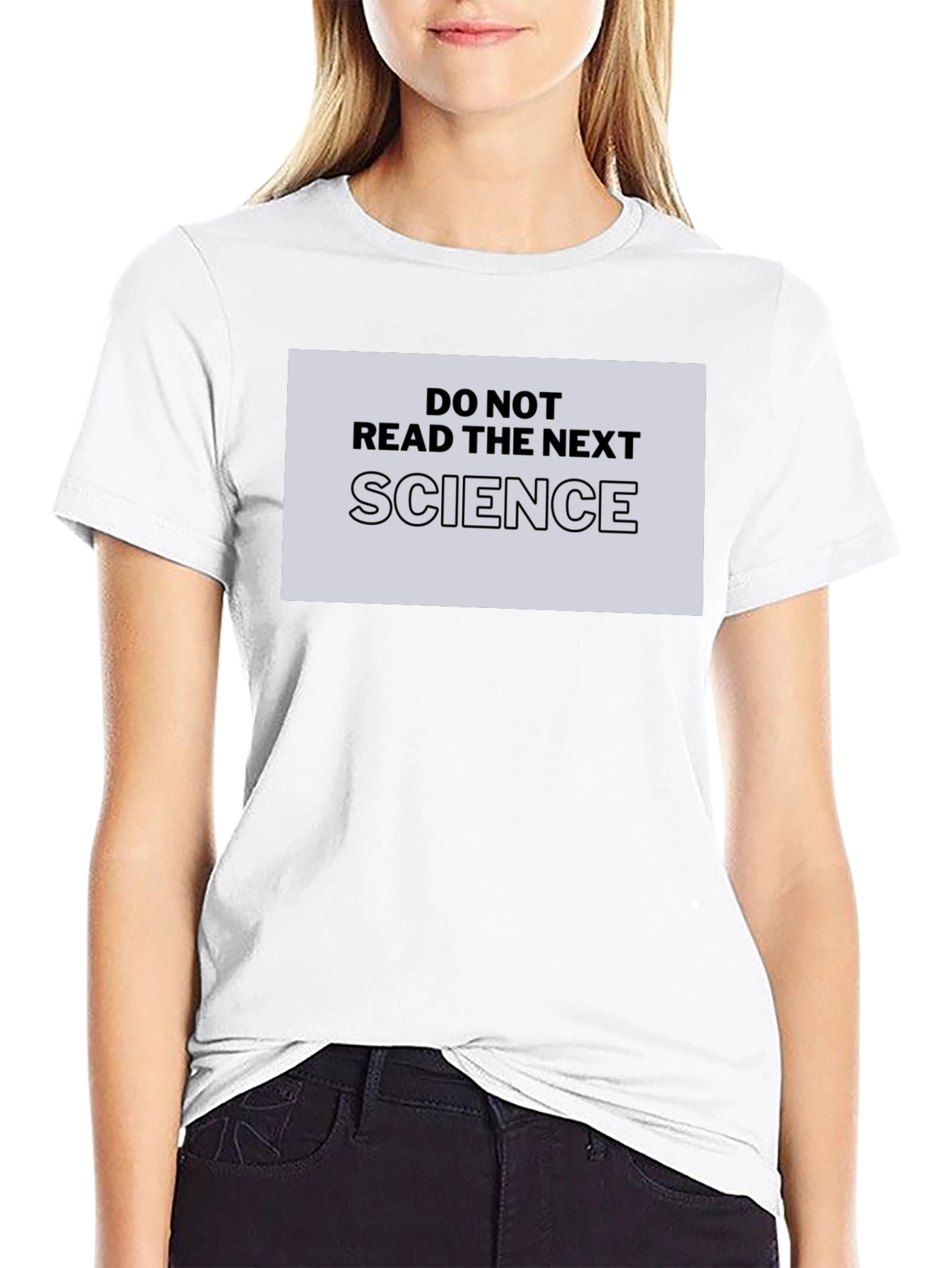 Do Not Read The Next Science Black T-Shirt
