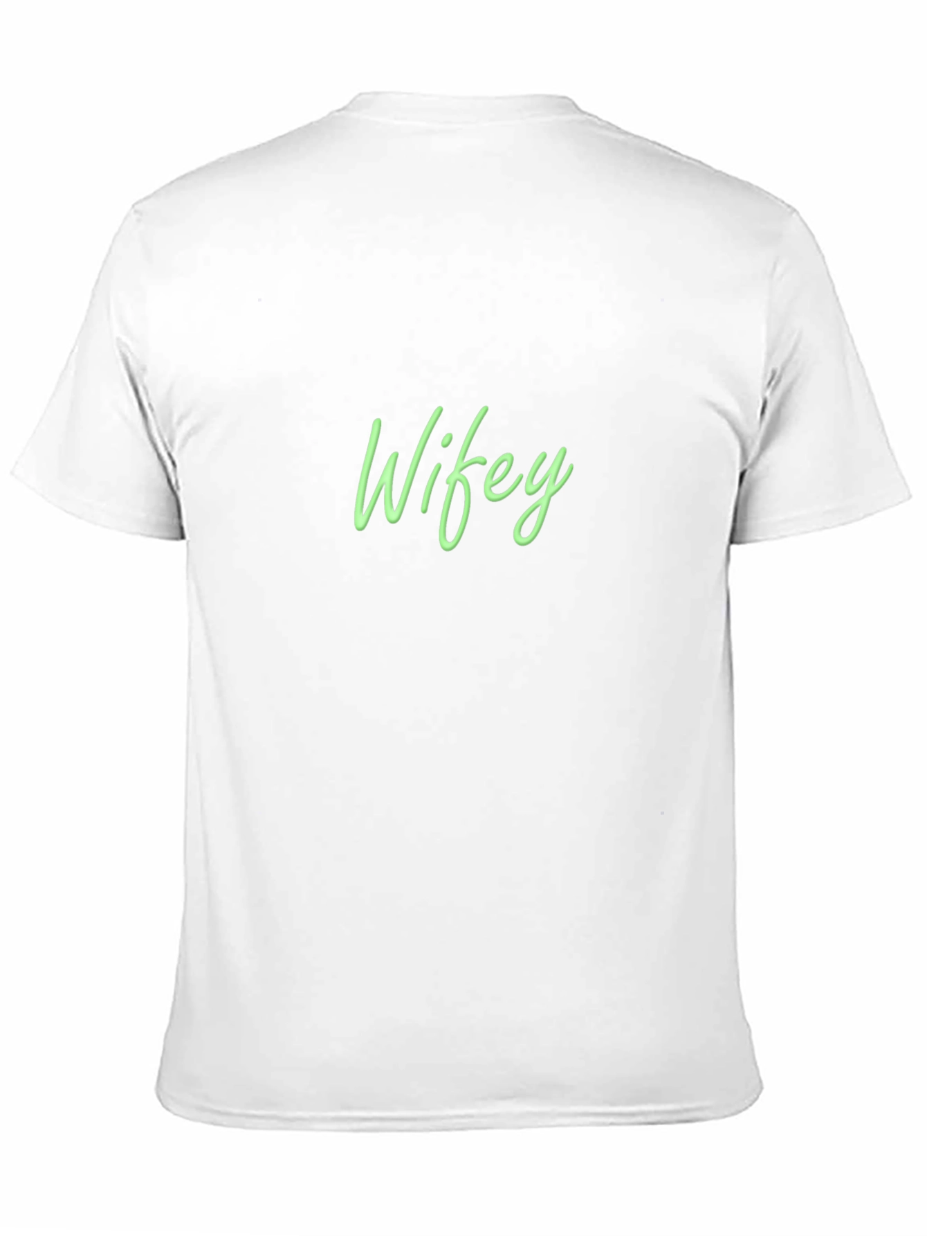 Wifey Graphic Tee - Black Cotton Casual Shirt