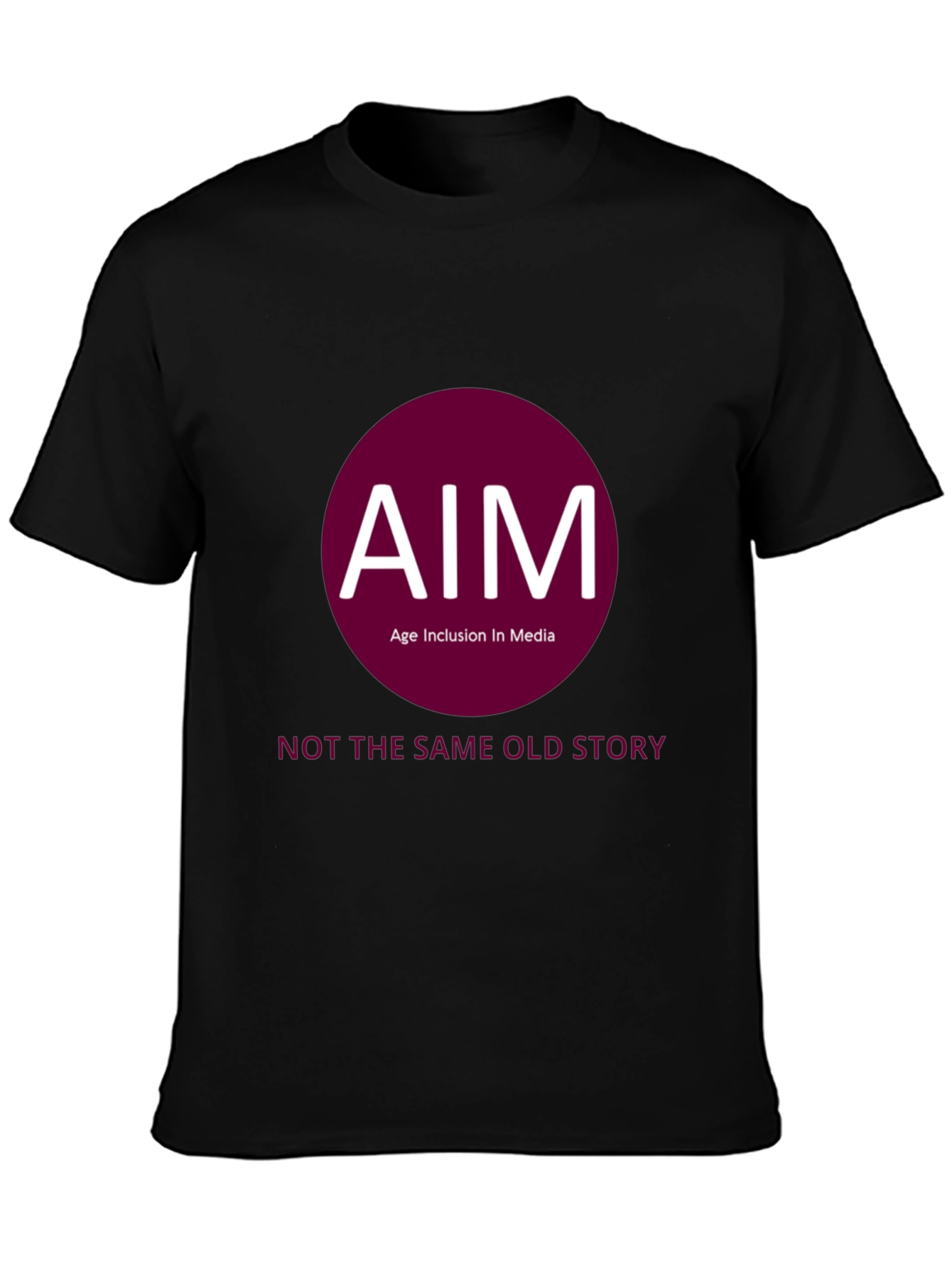 AIM Age Inclusion Media T-Shirt - Black