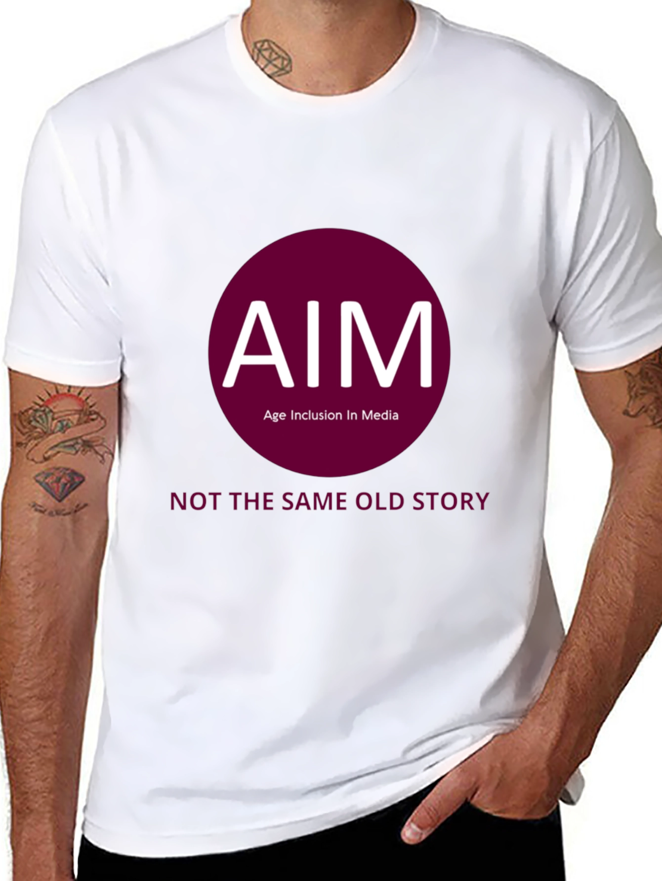 AIM Age Inclusion Media T-Shirt - Black