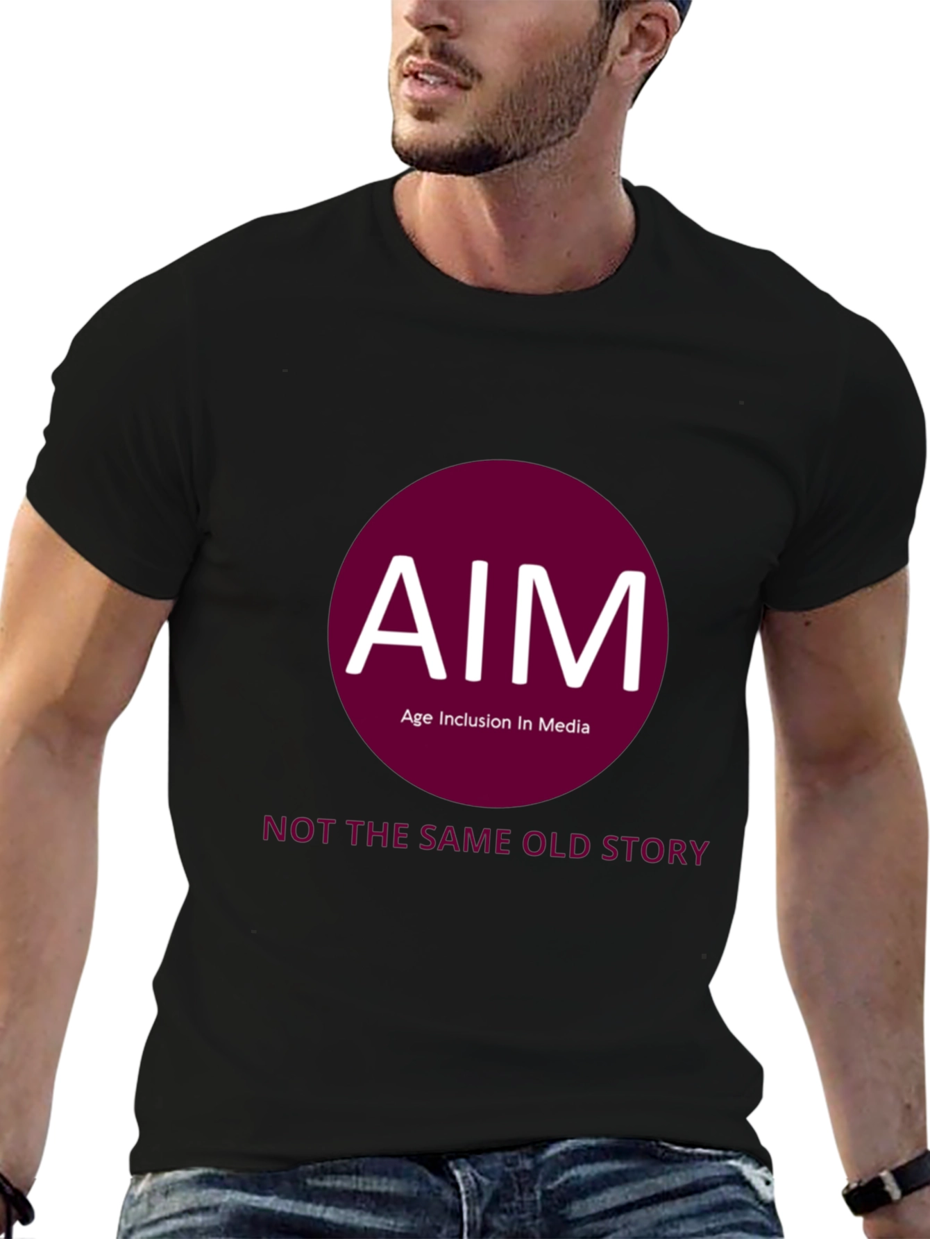 AIM Age Inclusion Media T-Shirt - Black