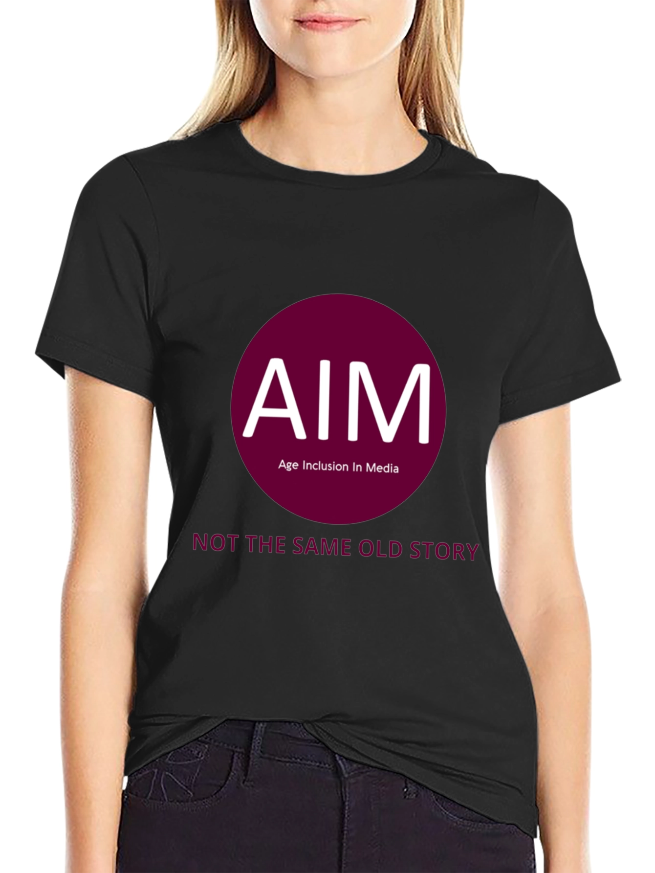 AIM Age Inclusion Media T-Shirt - Black